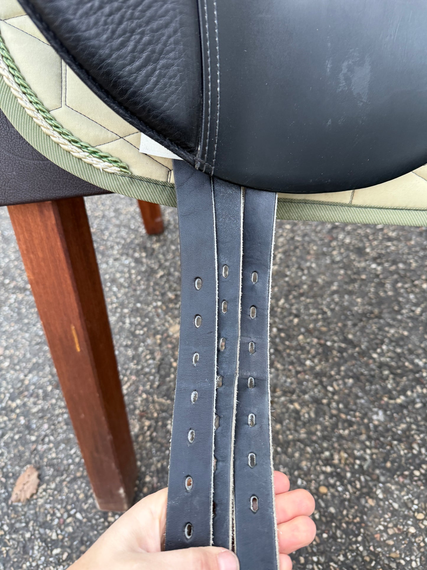 #201 Passier Corona Dressursattel 17,5 Zoll Lifterkissen aus 2022