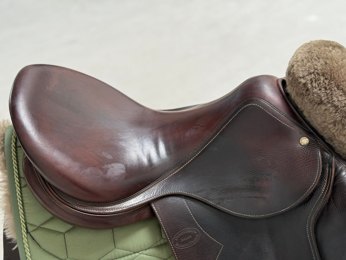 Devoucoux Donibane Springsattel 17,5 Zoll braun