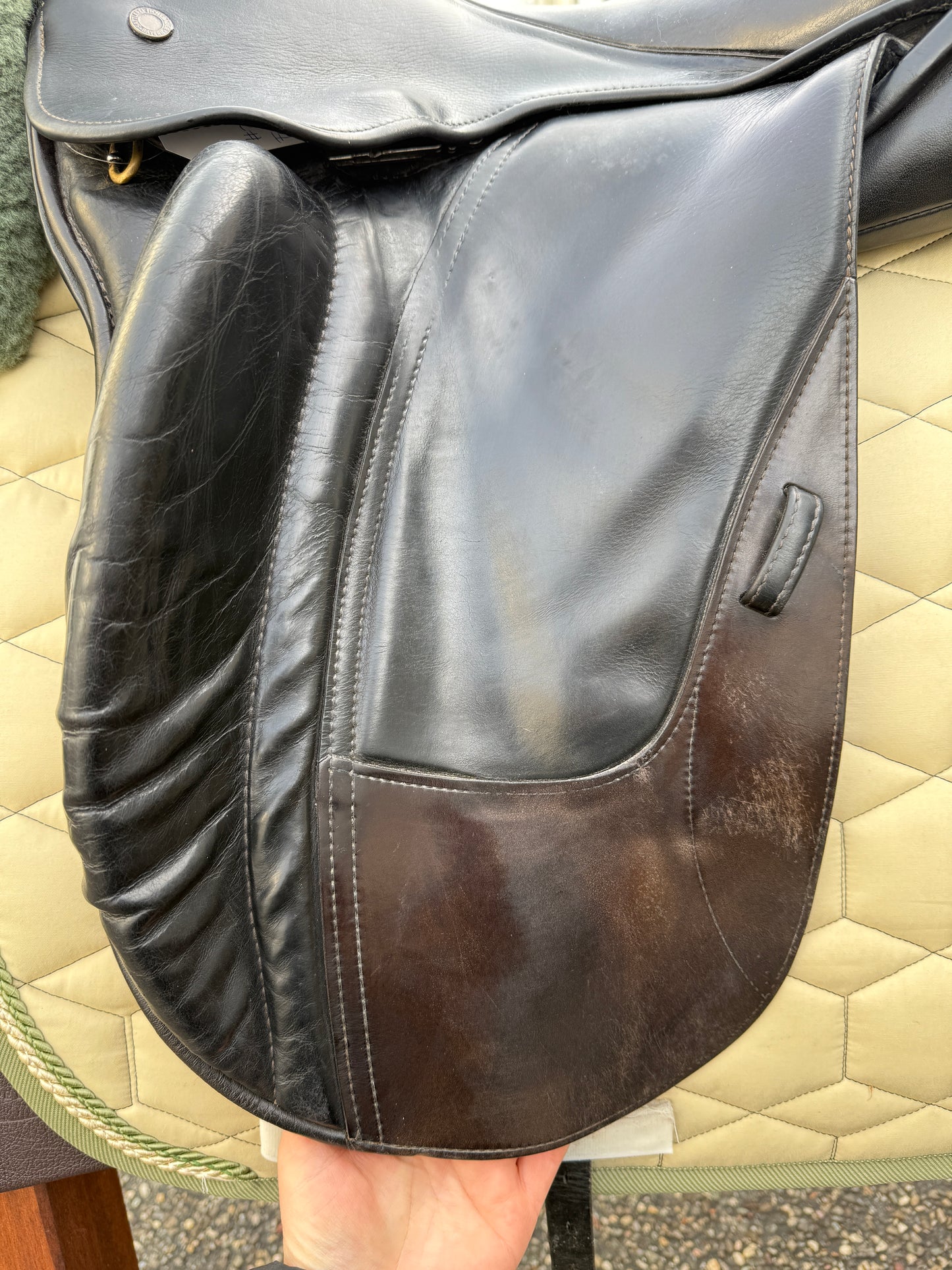 #249 Fichtbauer Paura KCR Dressursattel Monoblatt 17 Zoll Kammerweite C