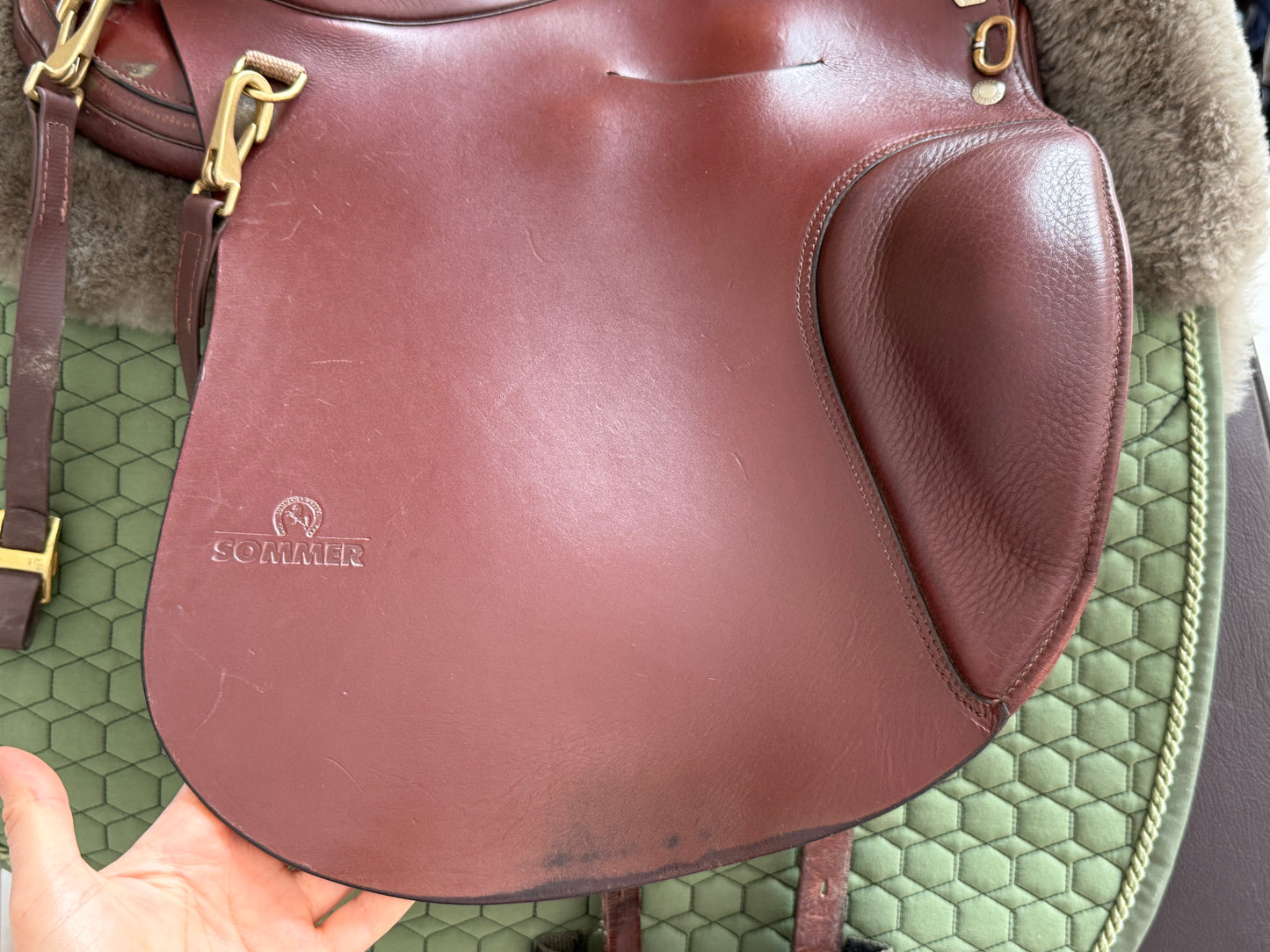 Sommer Marakesh Freizeit & Dressursattel 17 Zoll braun