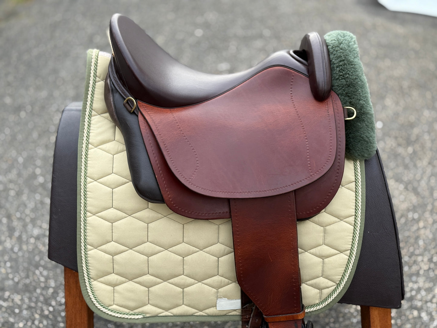 #166 Sommer Eldorado Wanderreitsattel Working Equitation Western 17,5 Zoll