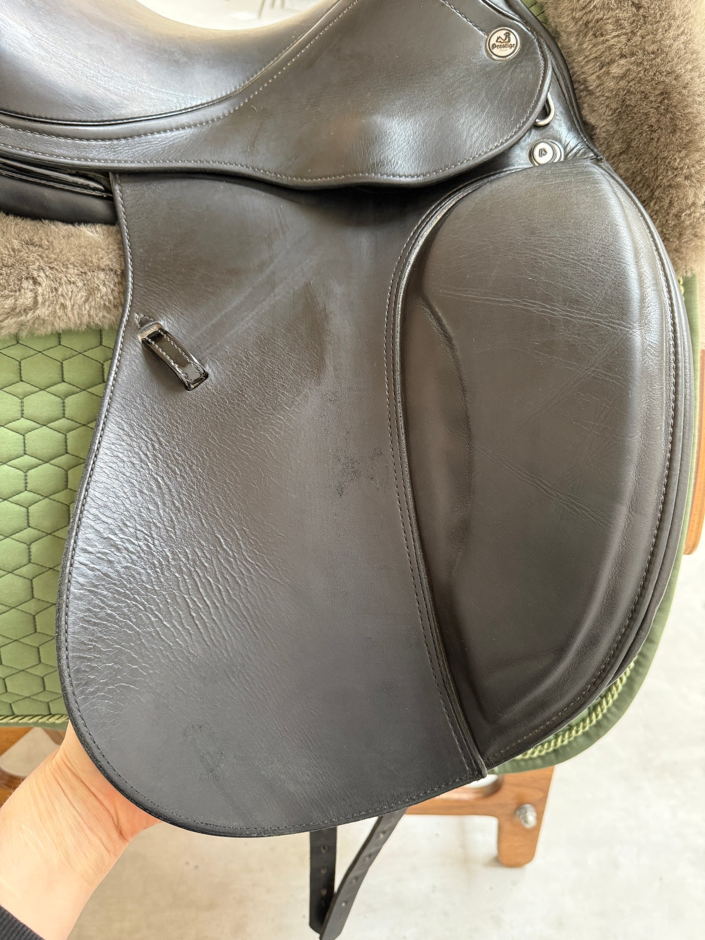 Prestige X Helen Dressursattel 16 Zoll 34 Klettpauschen