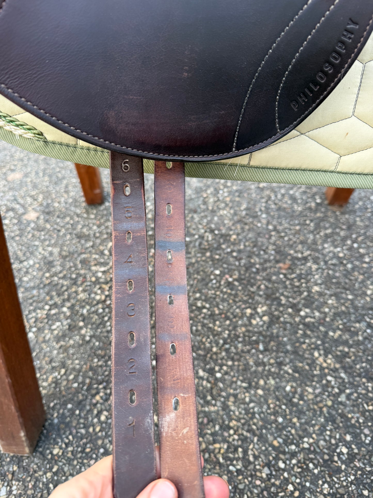 #251 Prestige Philosophy Dressursattel 18 Zoll 33 A L braun aus 2021