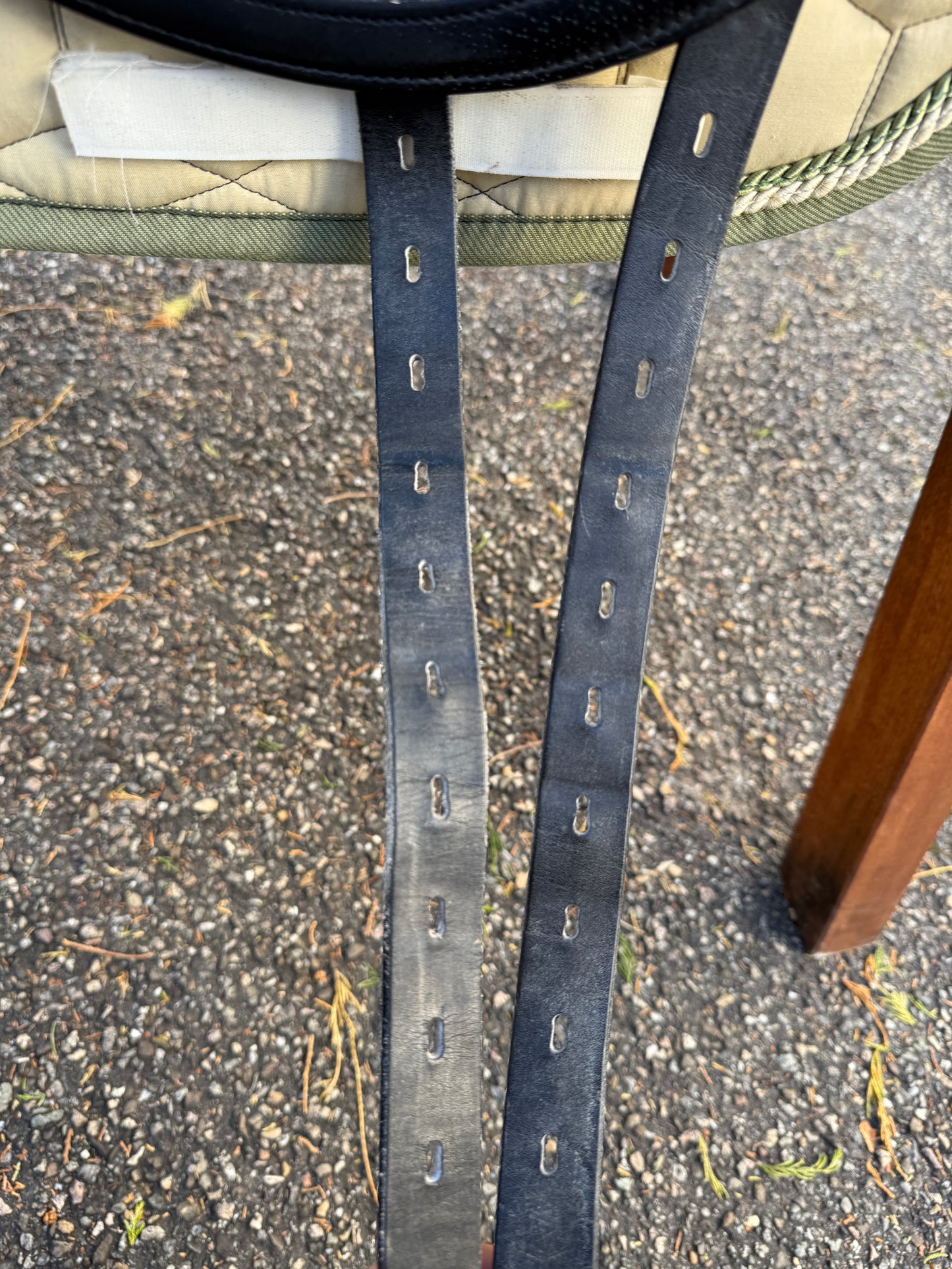 #K176 Selleria Equipe Olympia Monoblatt Dressursattel 17,5 Zoll breite Kammer