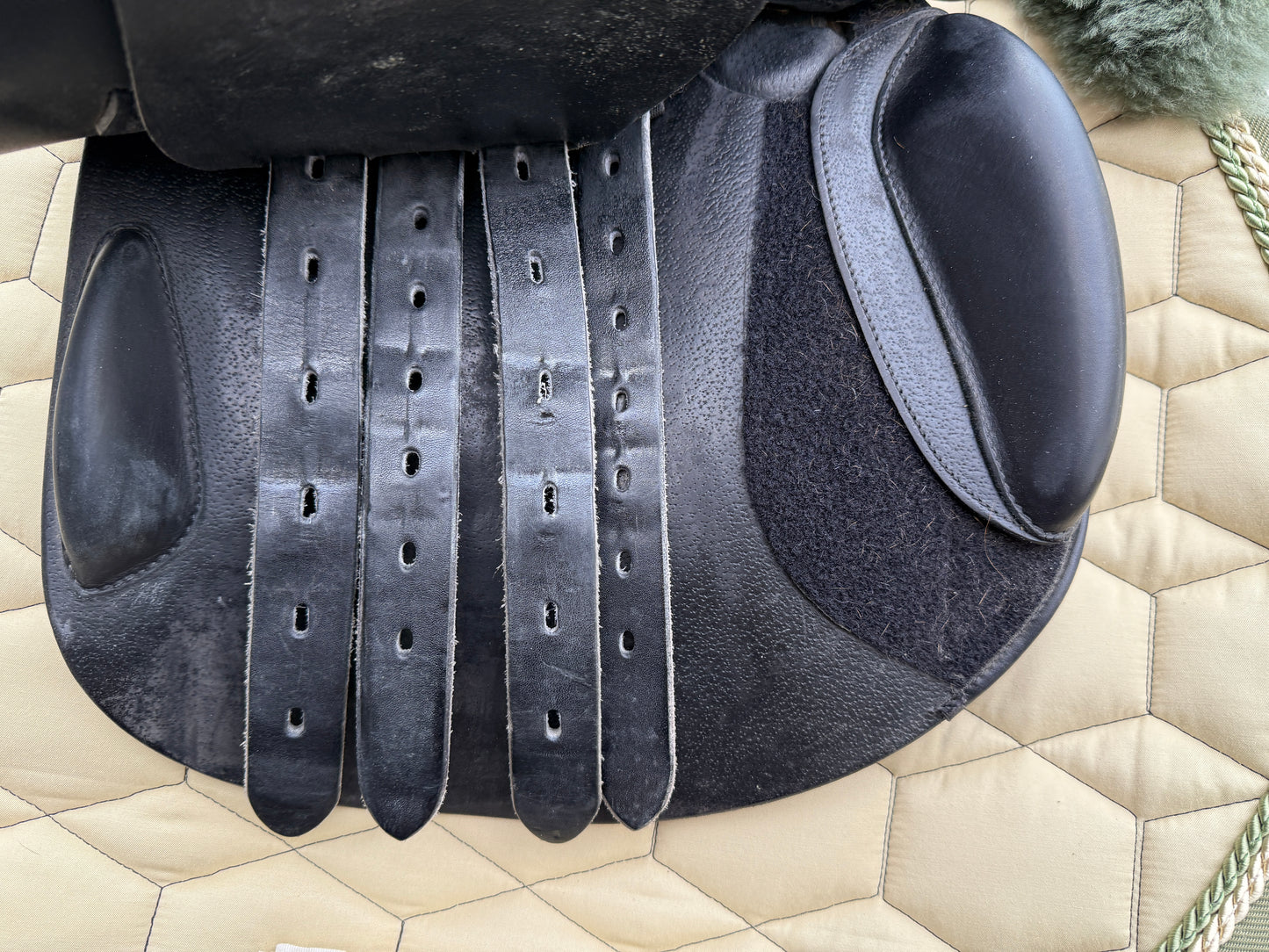 Amerigo Farouche Pinerolo Springsattel 17 Zoll kurzes Blatt auch für Ponys