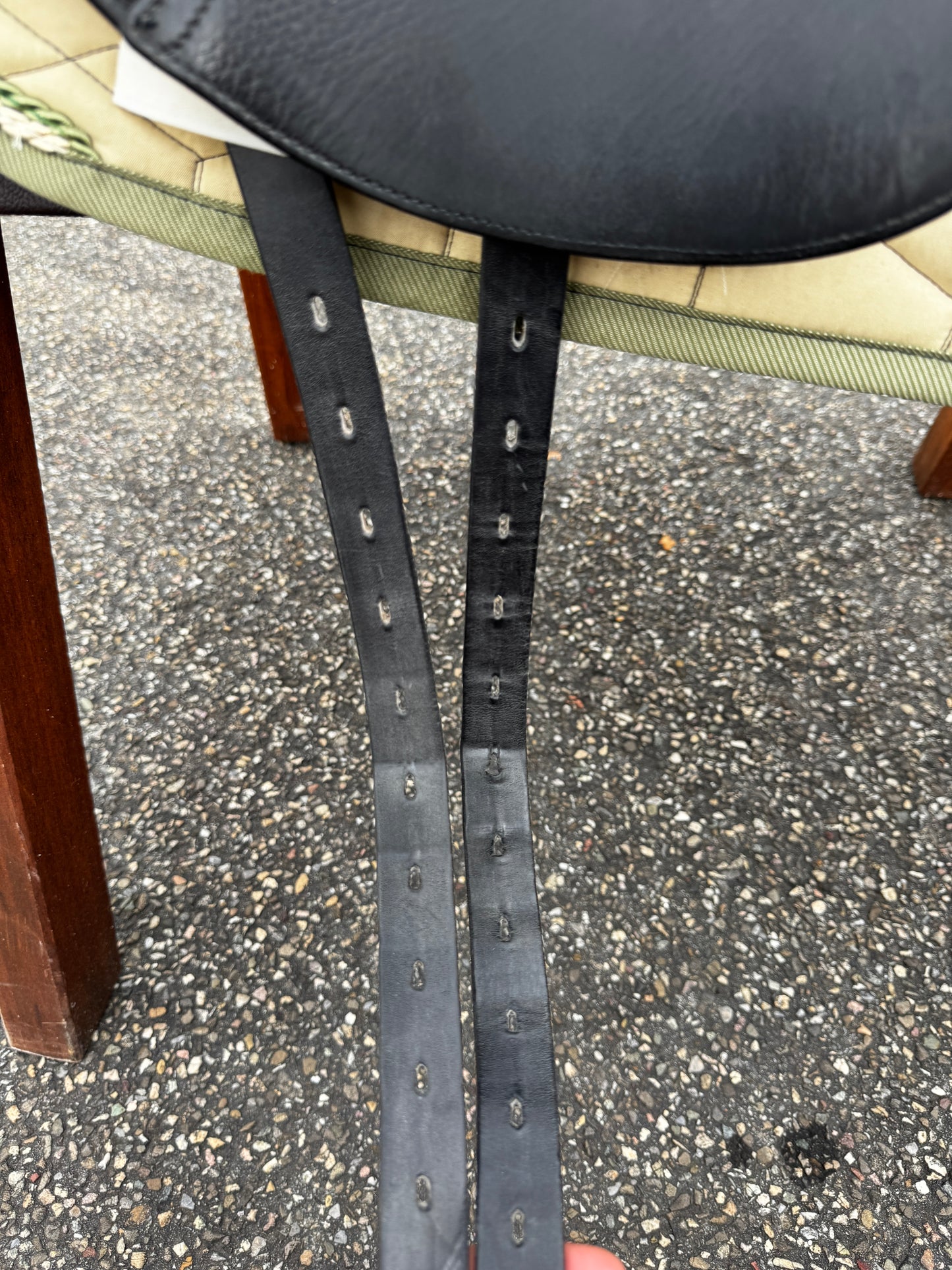 #152 3P Dressursattel 17,5 Zoll doubliert wie Equinomic