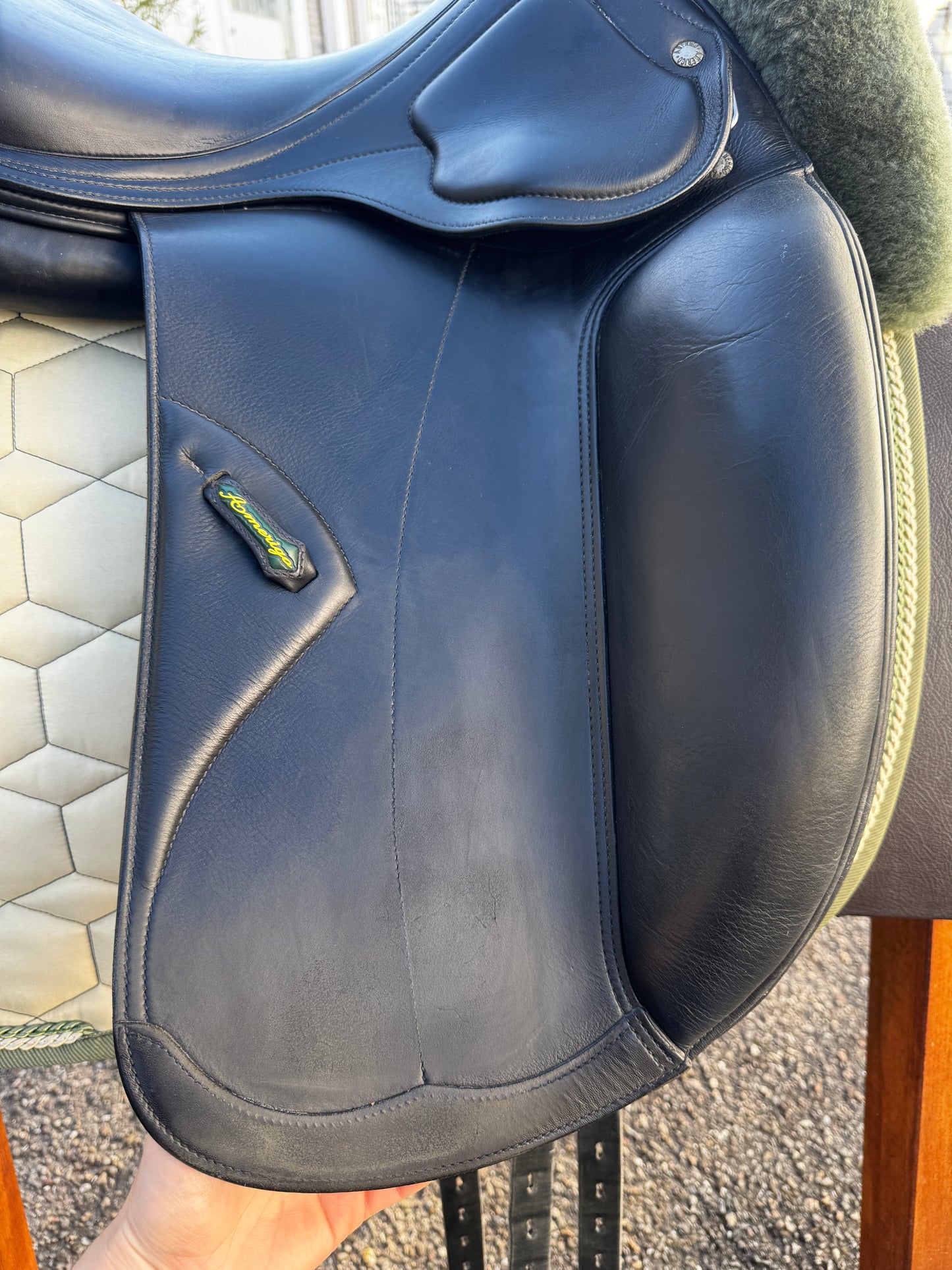 #101 Amerigo Pasubio Dressursattel 17,5 Zoll aus 2020