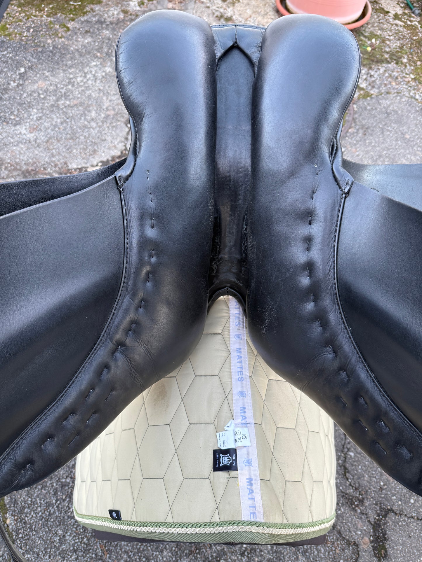 #266 Ferdi Weischenberg Dressursattel Maßsattel von Passier 17,5 Zoll aus 2019