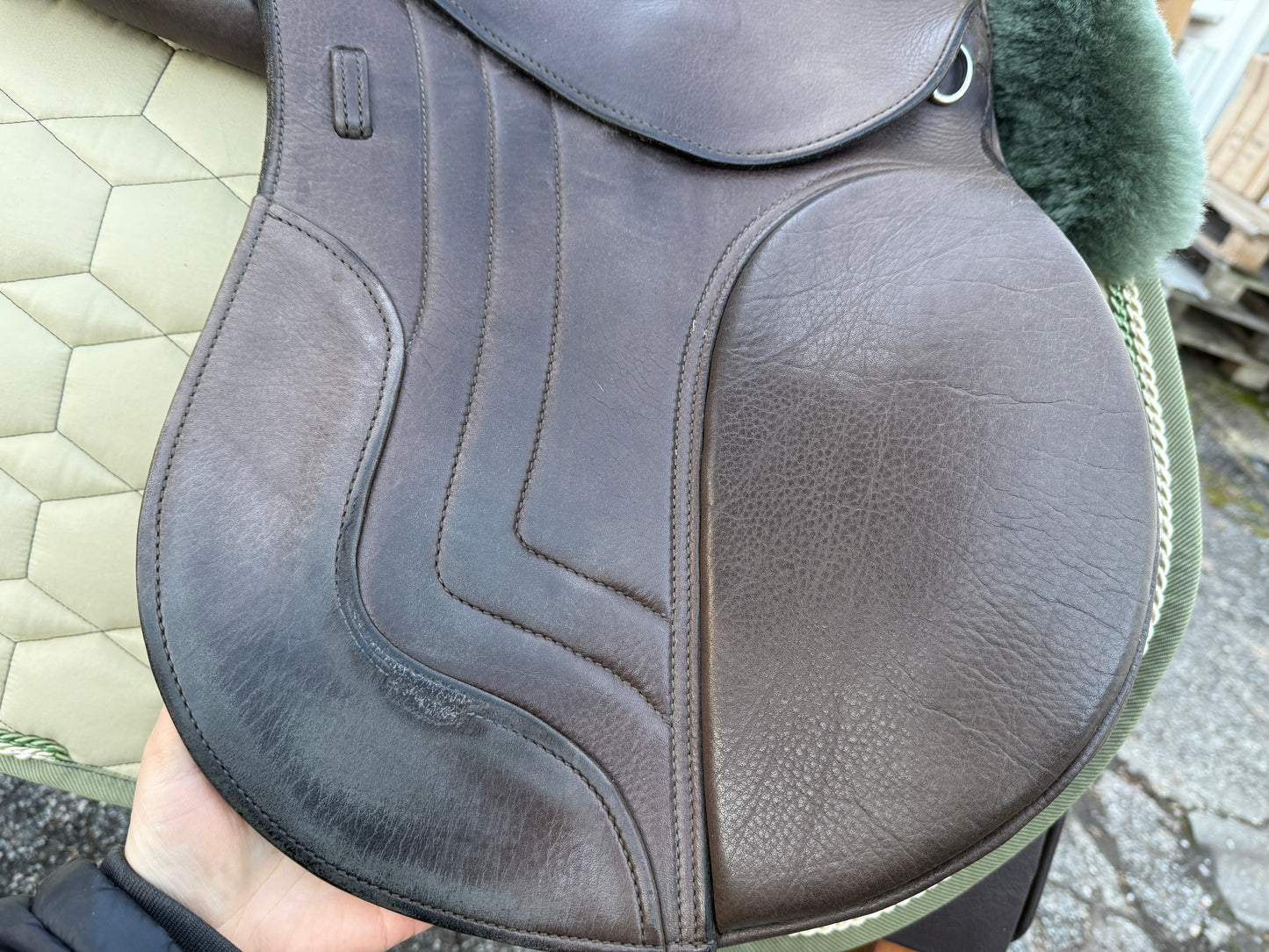 #261 Schleese Remonte VS-Sattel 17,5 Zoll braun