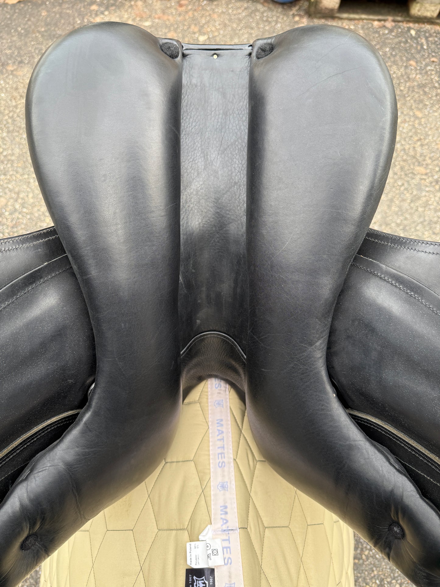 #260 Ikonic Pro Evolution Monoblatt DEV01 Dressursattel 16,5 Zoll