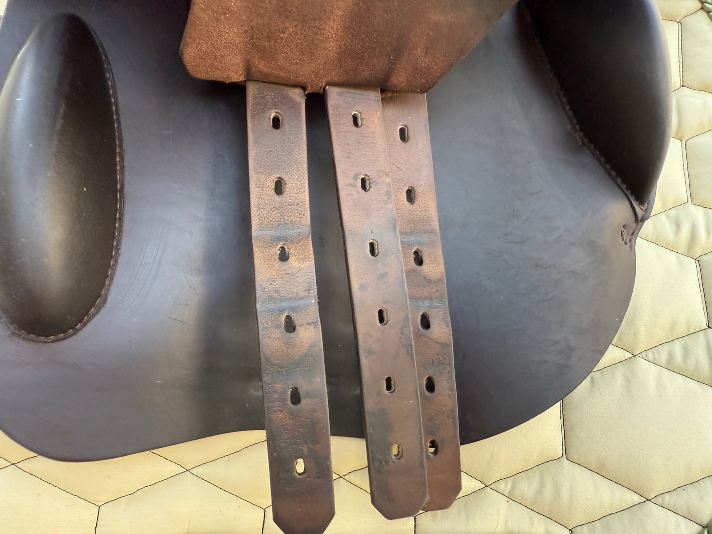 #K142 Prestige Roma Jump Springsattel 17 Zoll 34 braun