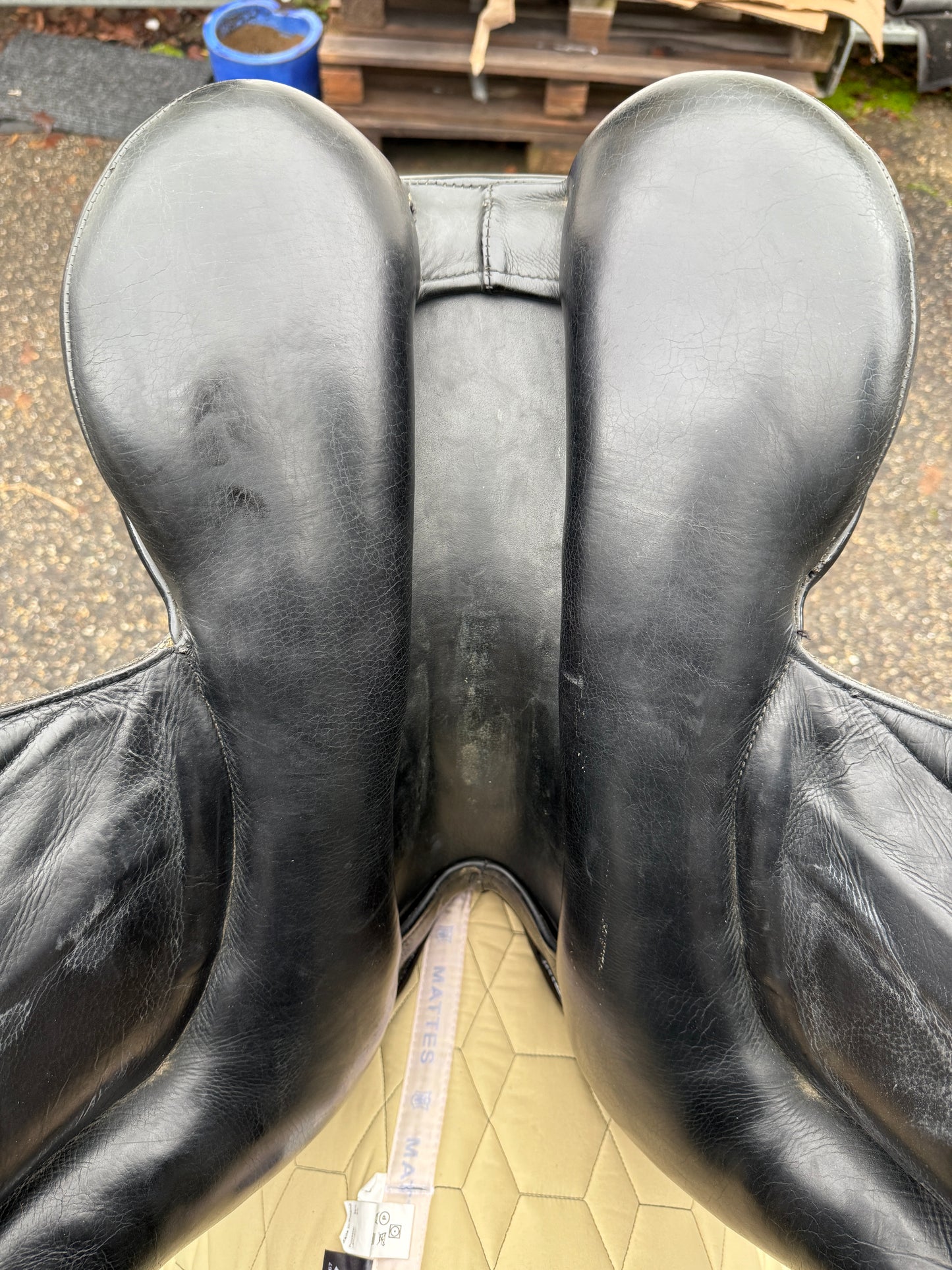 #197 Custom Dressursattel Icon Flight 18 Zoll