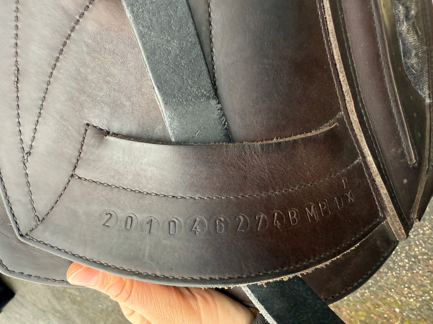 #K179 Erreplus Impulse Mono Dressursattel 17 Zoll 34 braun