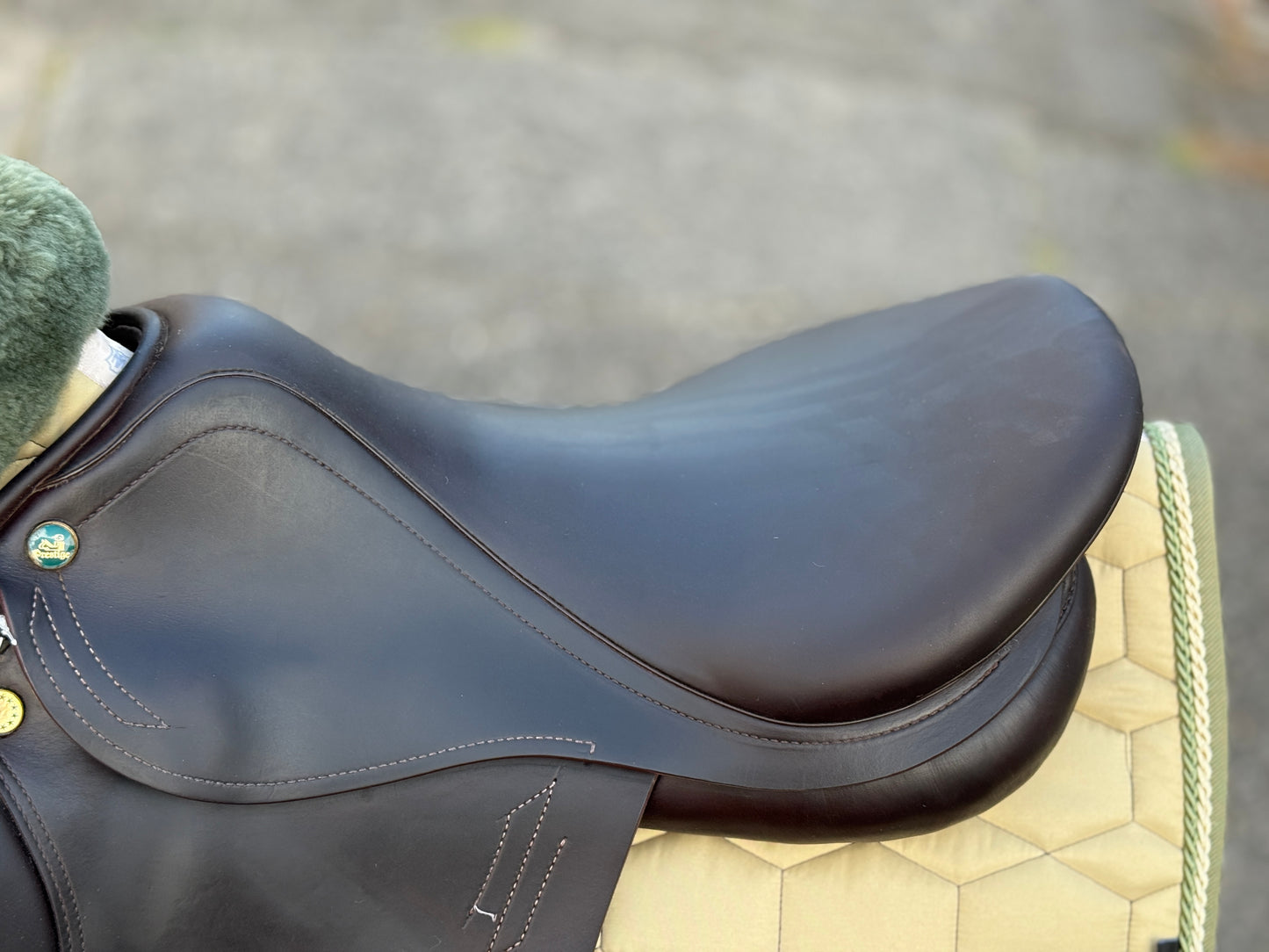 #K142 Prestige Roma Jump Springsattel 17 Zoll 34 braun