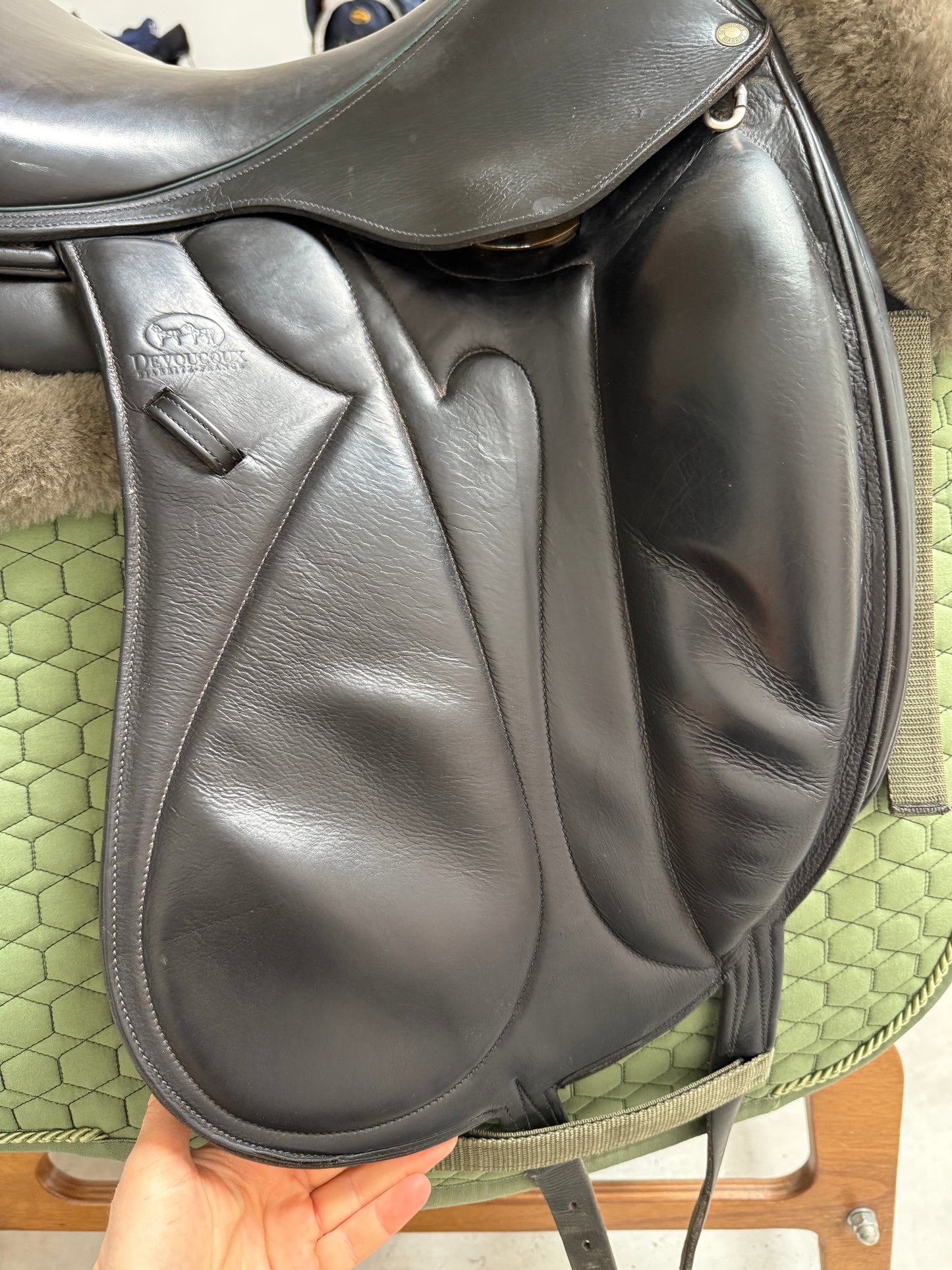 Devoucoux Makila D3D Dressursattel schwarz 18 Zoll