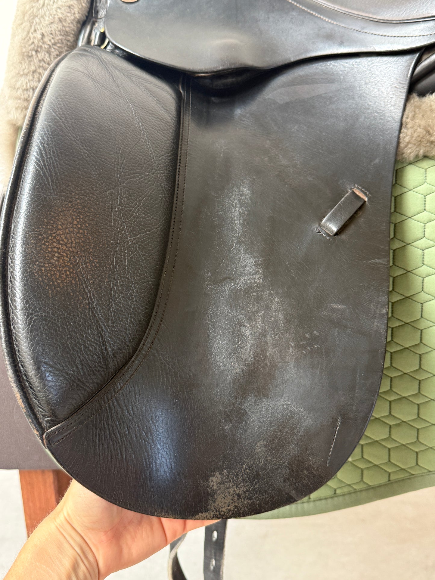 Jorge Canaves Saphir Dressursattel 17 Zoll kurz - auch für Ponys