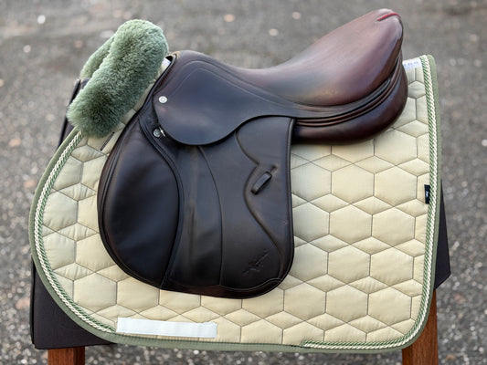 #246 Selleria Equipe Synergy Special Springsattel 17,5 Zoll braun