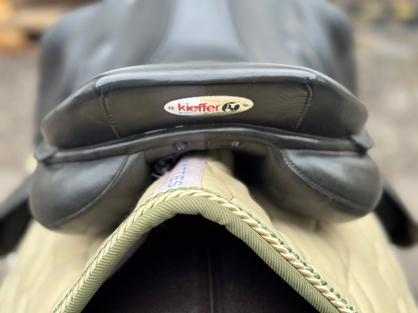 #K120 Kieffer Dublin Exklusiv Springsattel 17,5 17 Zoll