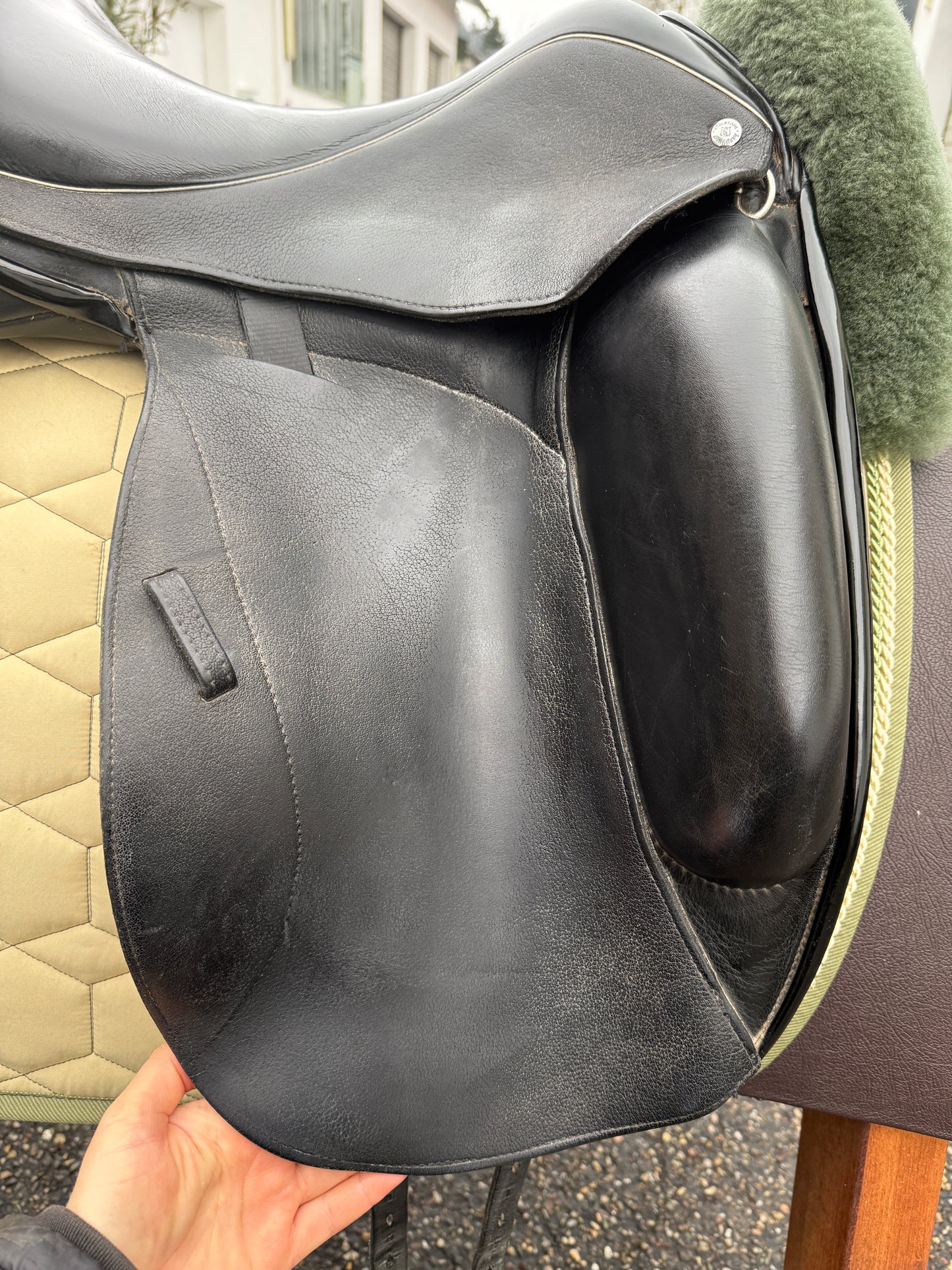 #197 Custom Dressursattel Icon Flight 18 Zoll