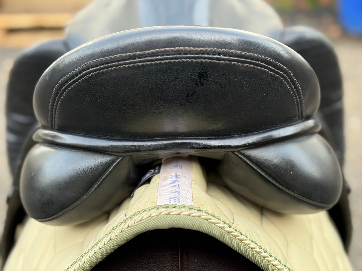 #249 Fichtbauer Paura KCR Dressursattel Monoblatt 17 Zoll Kammerweite C