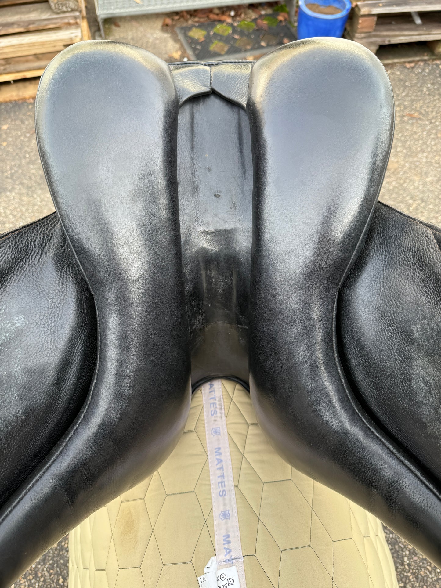 #249 Fichtbauer Paura KCR Dressursattel Monoblatt 17 Zoll Kammerweite C