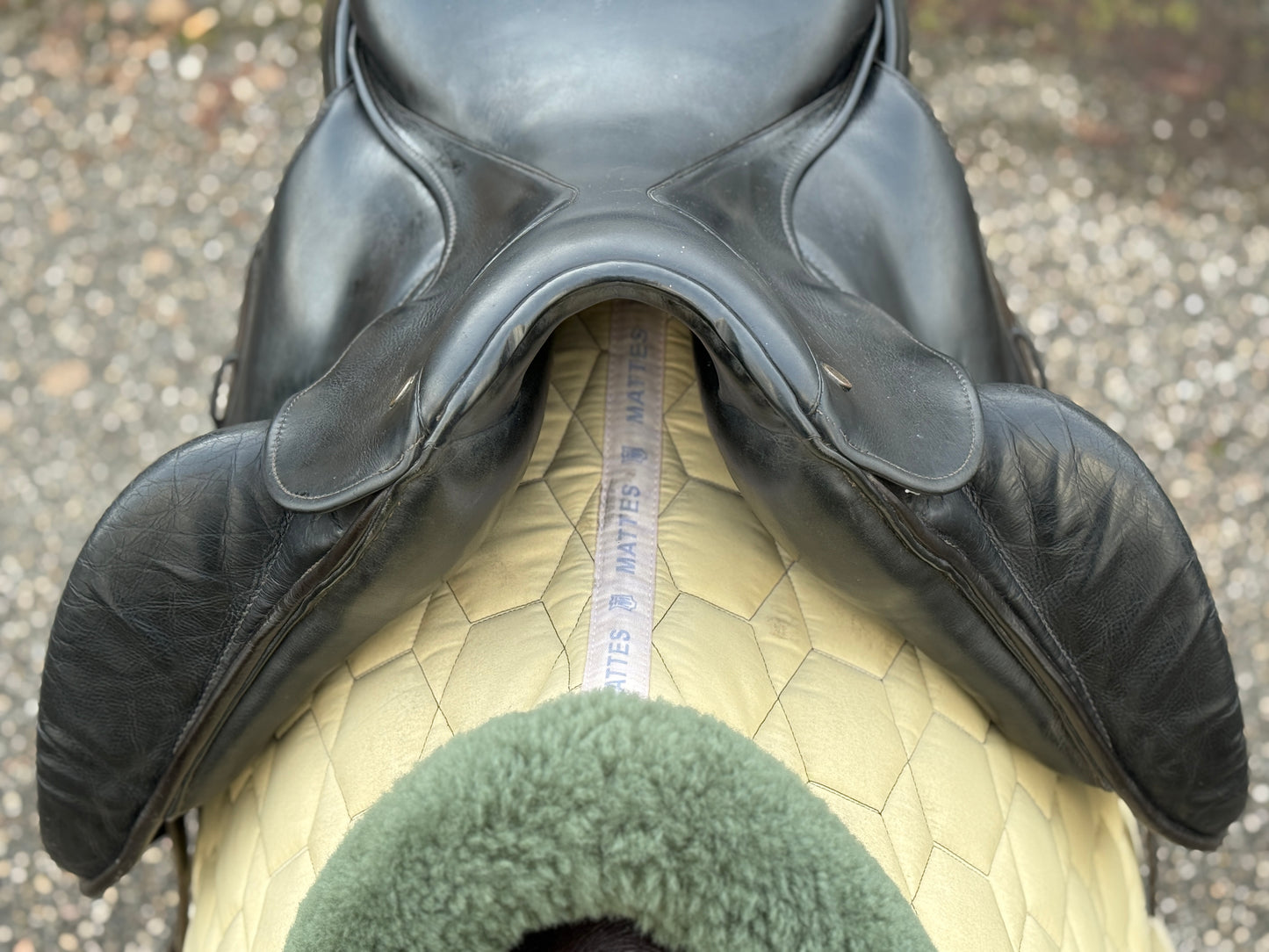 #249 Fichtbauer Paura KCR Dressursattel Monoblatt 17 Zoll Kammerweite C