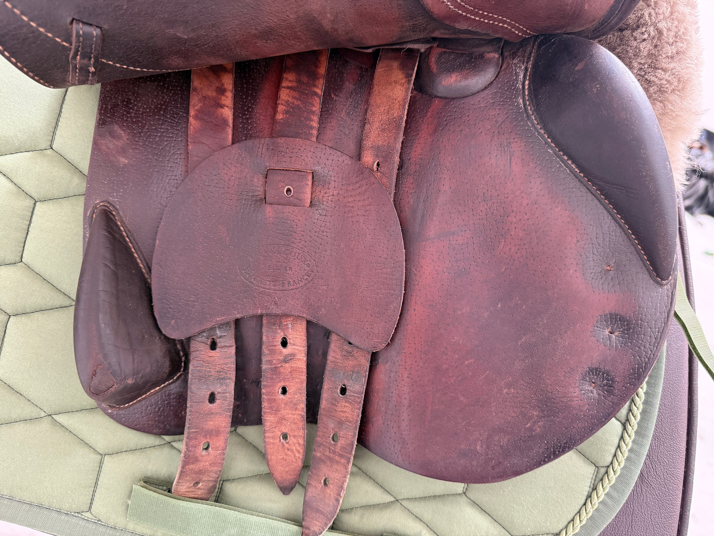 Devoucoux Donibane Springsattel 17,5 Zoll braun