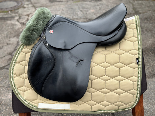#K120 Kieffer Dublin Exklusiv Springsattel 17,5 17 Zoll