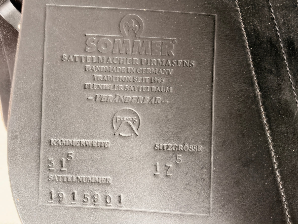 Sommer Opus Vielseitigkeitssattel 17,5 Zoll schwarz aus 2019 wie NEU