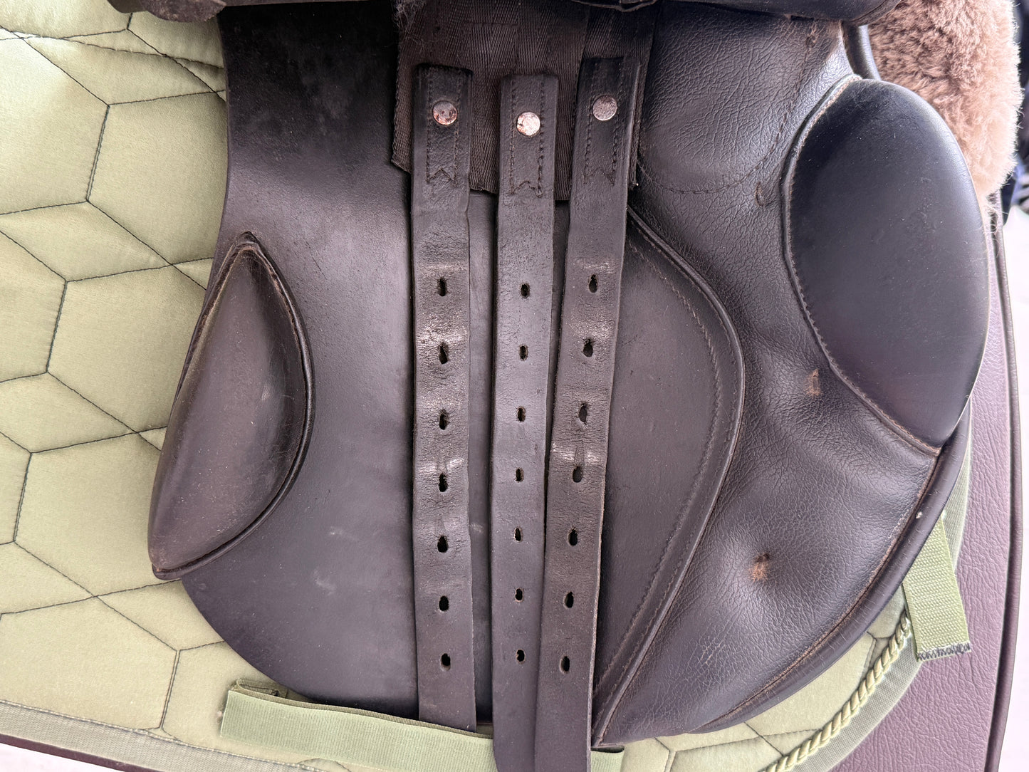 Kieffer Koof FL Springsattel 17,5 17 Zoll