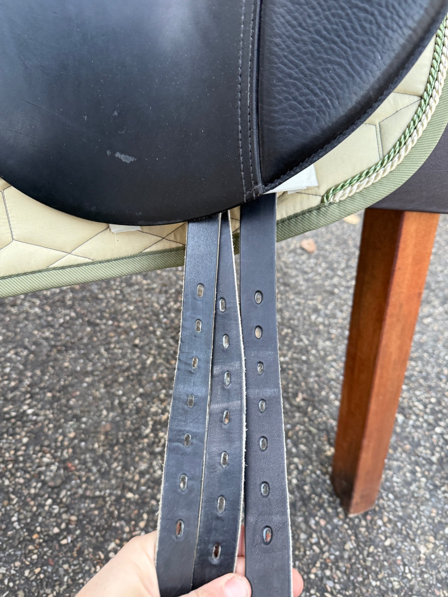 #201 Passier Corona Dressursattel 17,5 Zoll Lifterkissen aus 2022