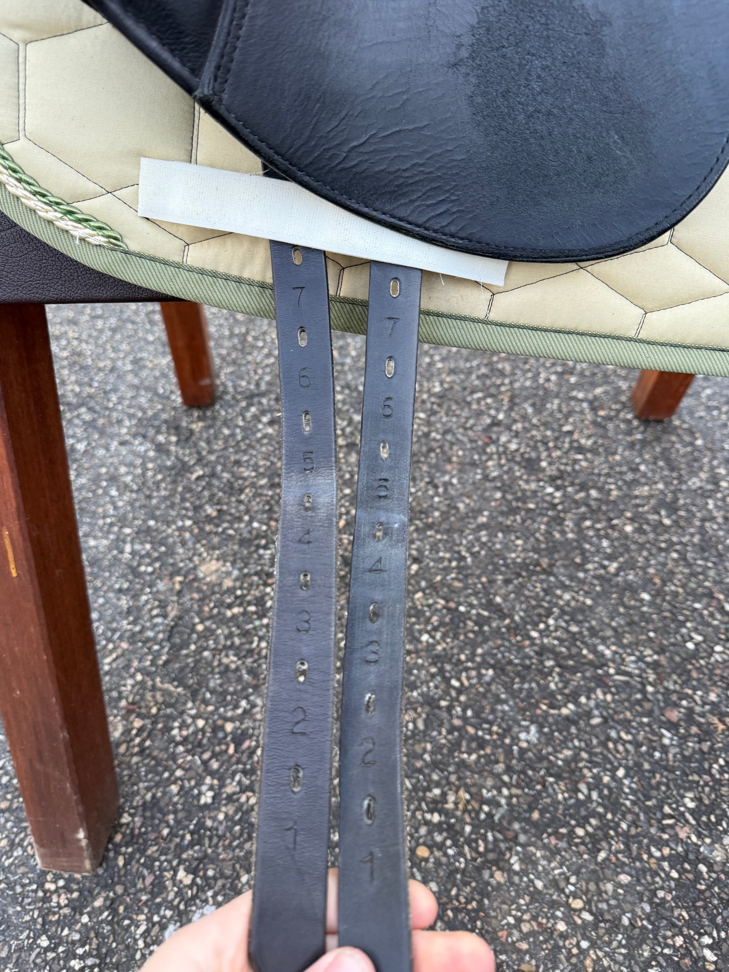 #227 Euroriding Emilio Dressursattel doubliert 18 Zoll 31 aus 2021