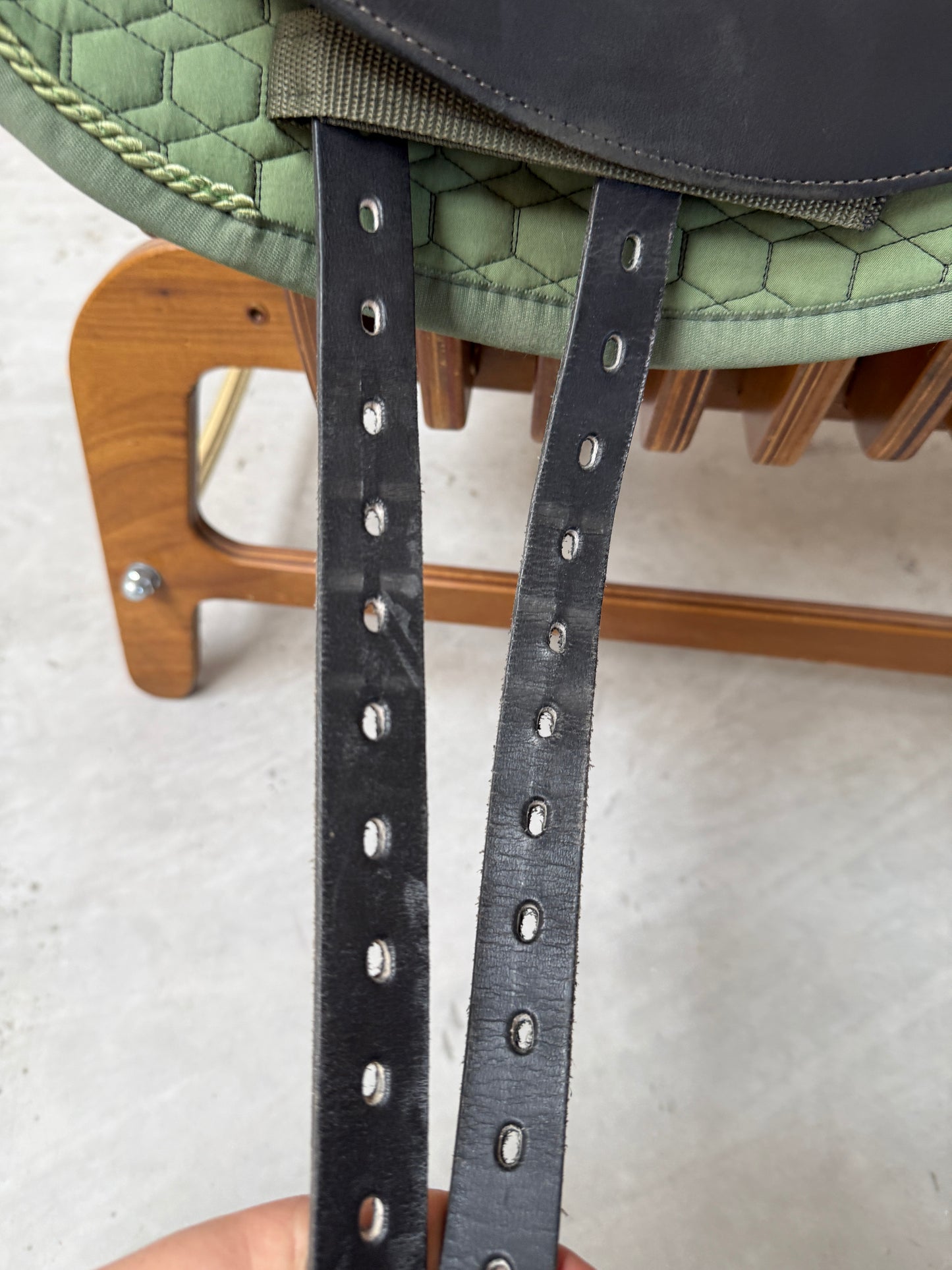 Cordis Delgado Dressursattel Monoblatt 17,5 Zoll schwarz