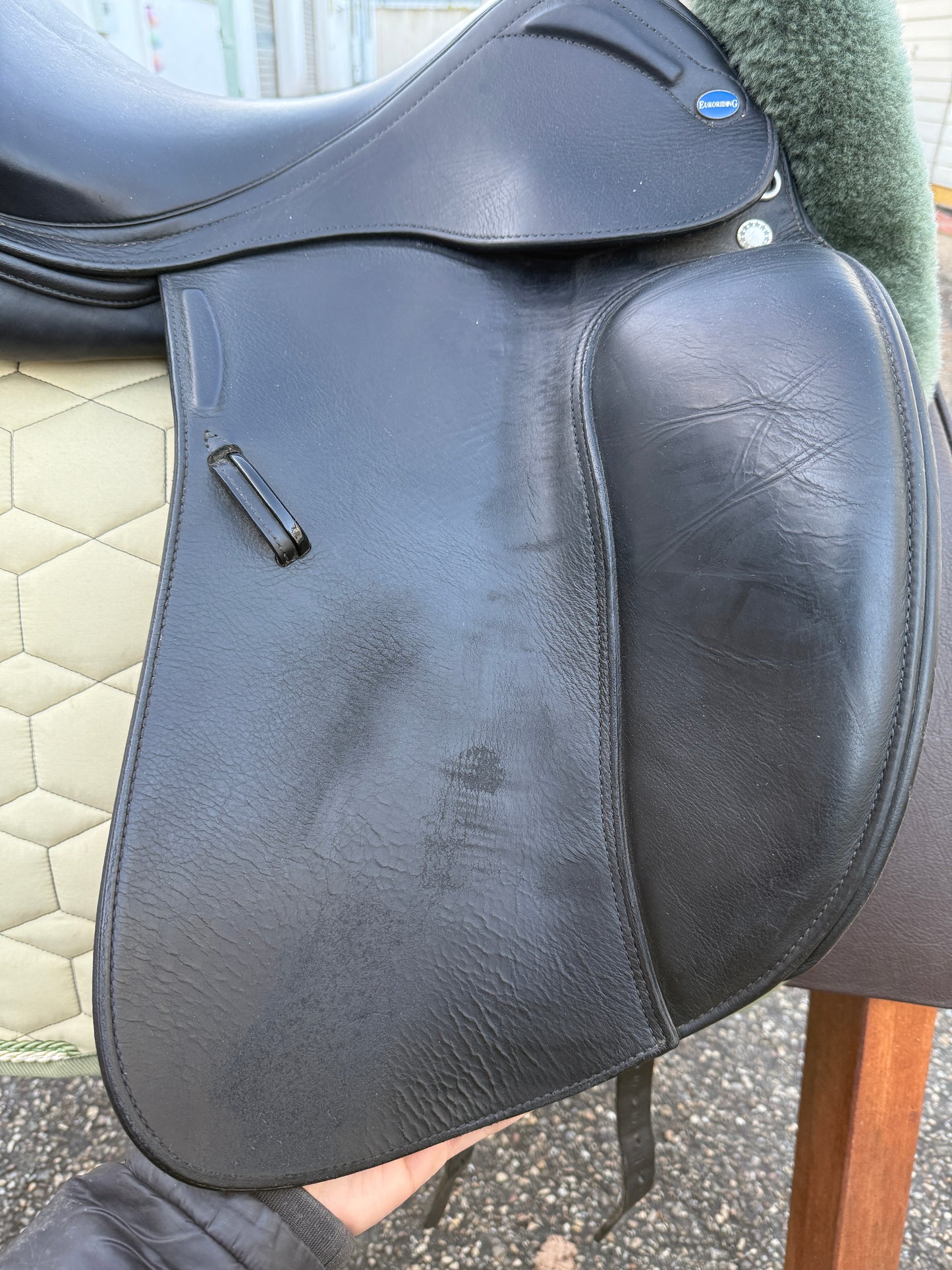 #227 Euroriding Emilio Dressursattel doubliert 18 Zoll 31 aus 2021