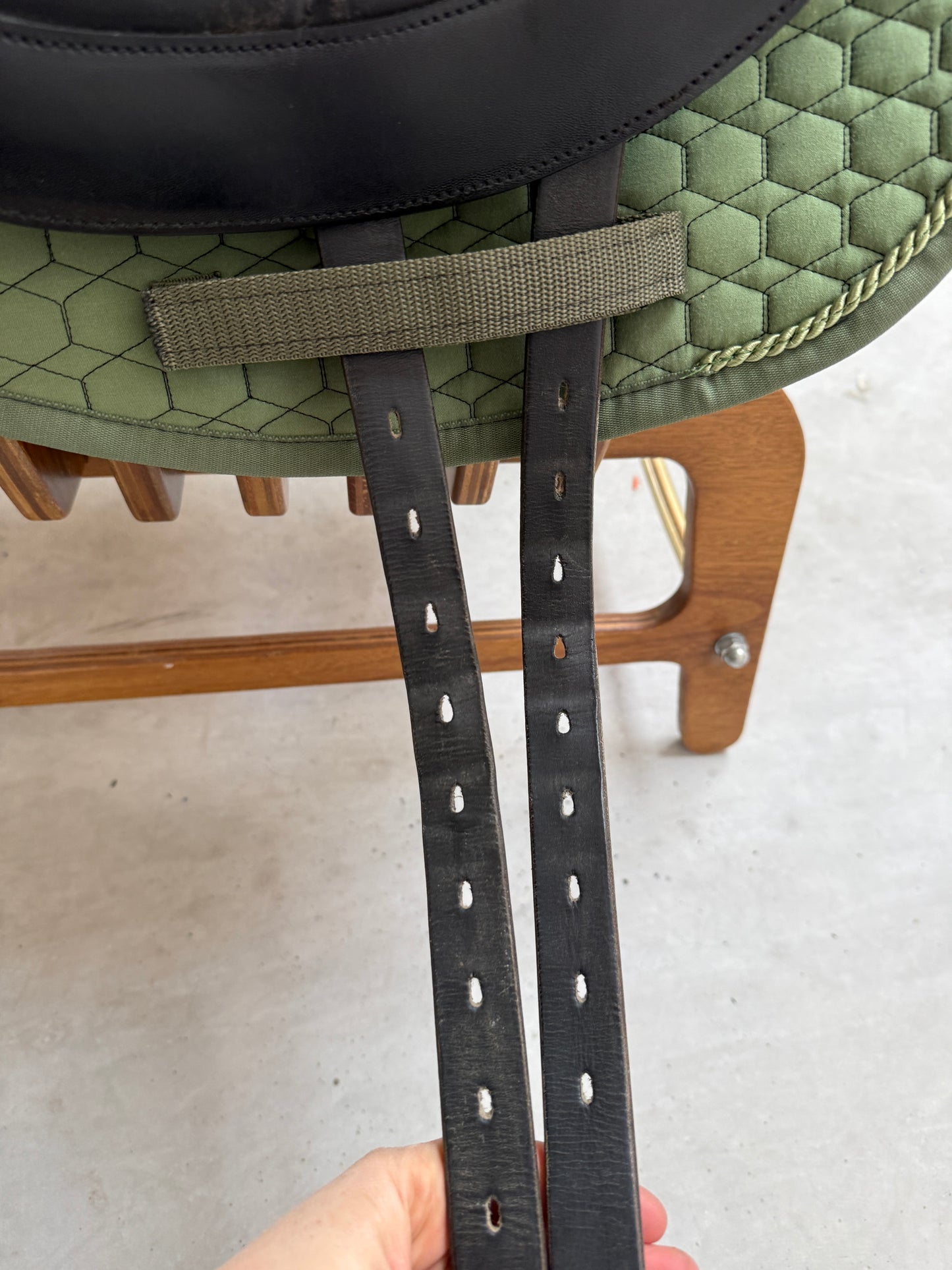 Amerigo Cervia II Pinerolo Dressursattel 18 Zoll M Klettpauschen