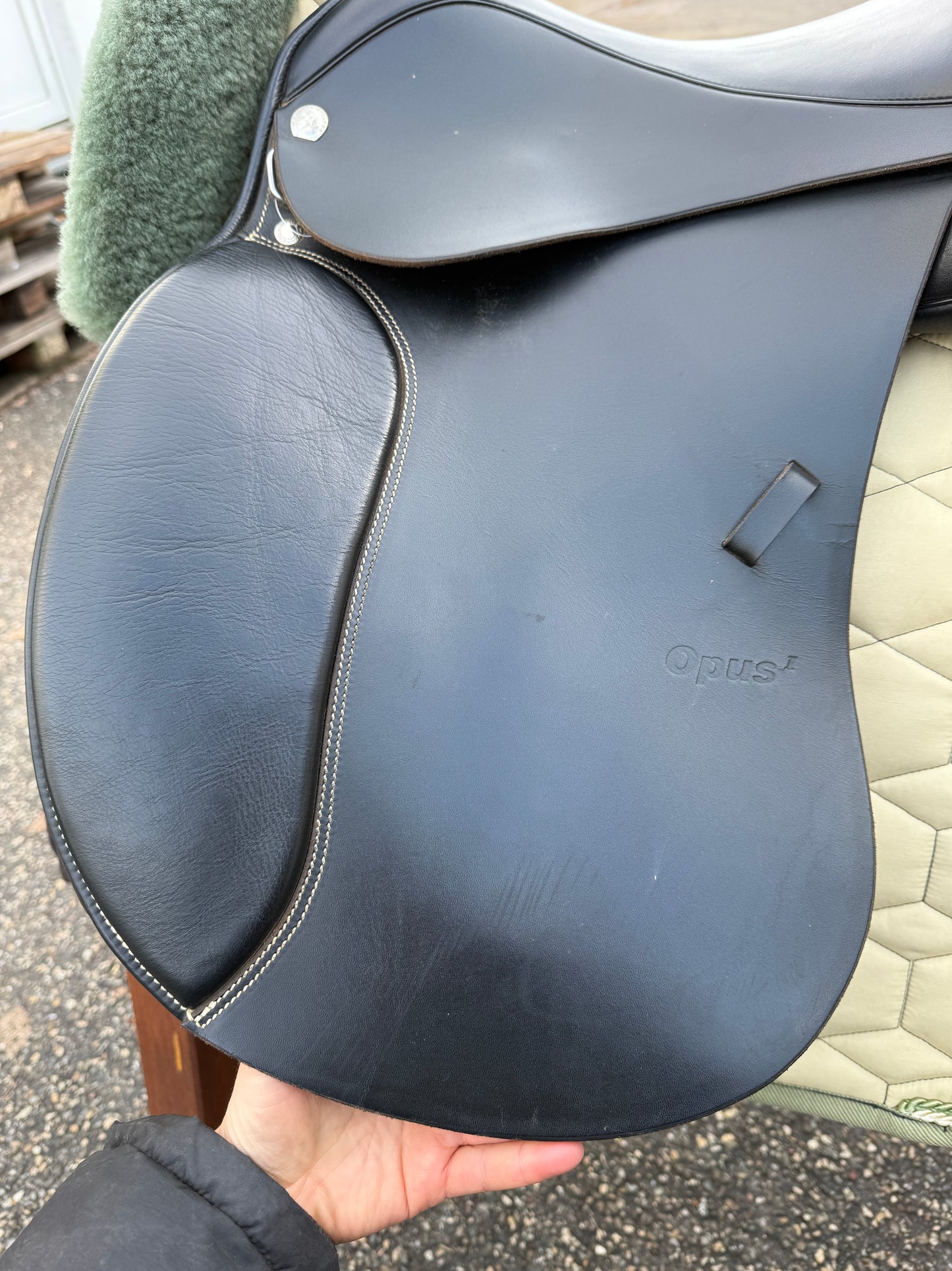 #255 Sommer Opus Vielseitigkeitssattel VSD 18 Zoll schwarz H7