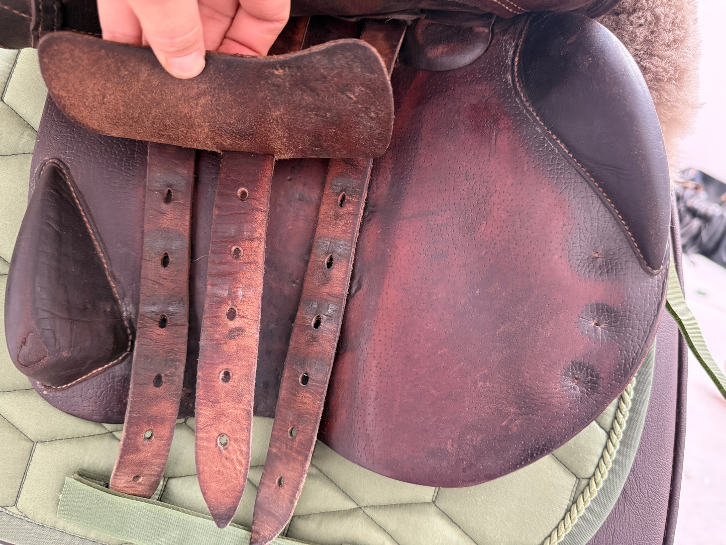 Devoucoux Donibane Springsattel 17,5 Zoll braun