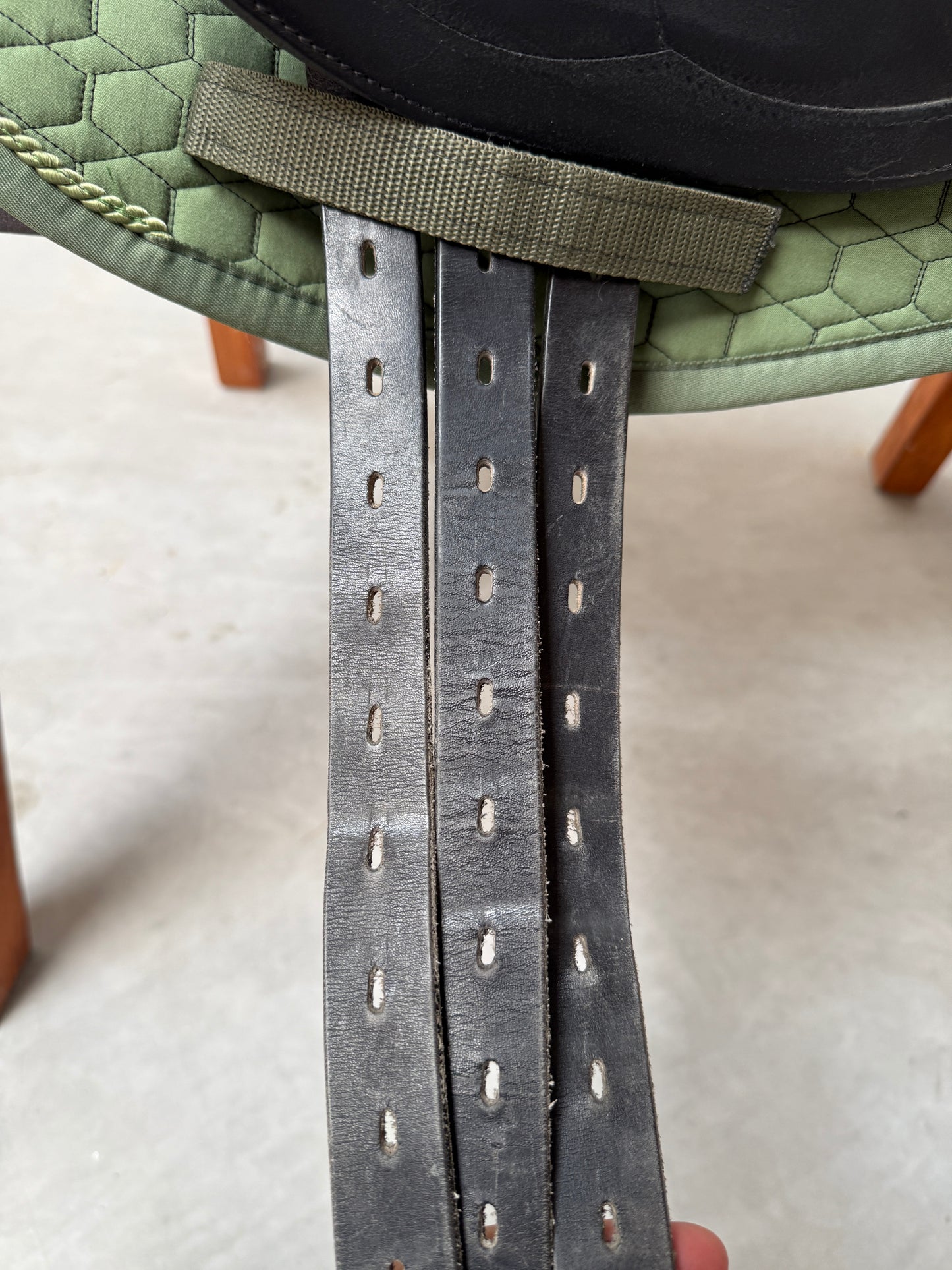 Amerigo Cervia II Pinerolo Dressursattel 17,5 Zoll Klettpauschen