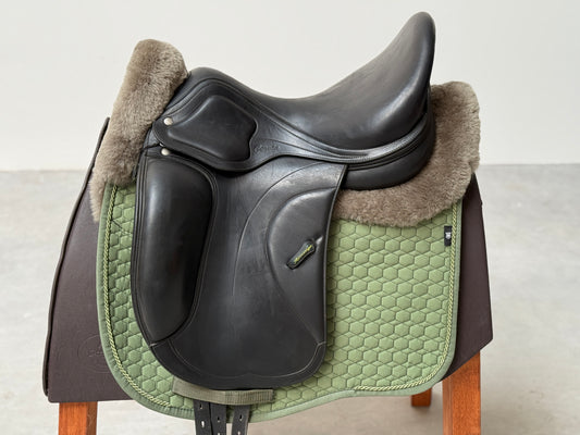 Amerigo Cervia II Pinerolo Dressursattel 17,5 Zoll Klettpauschen