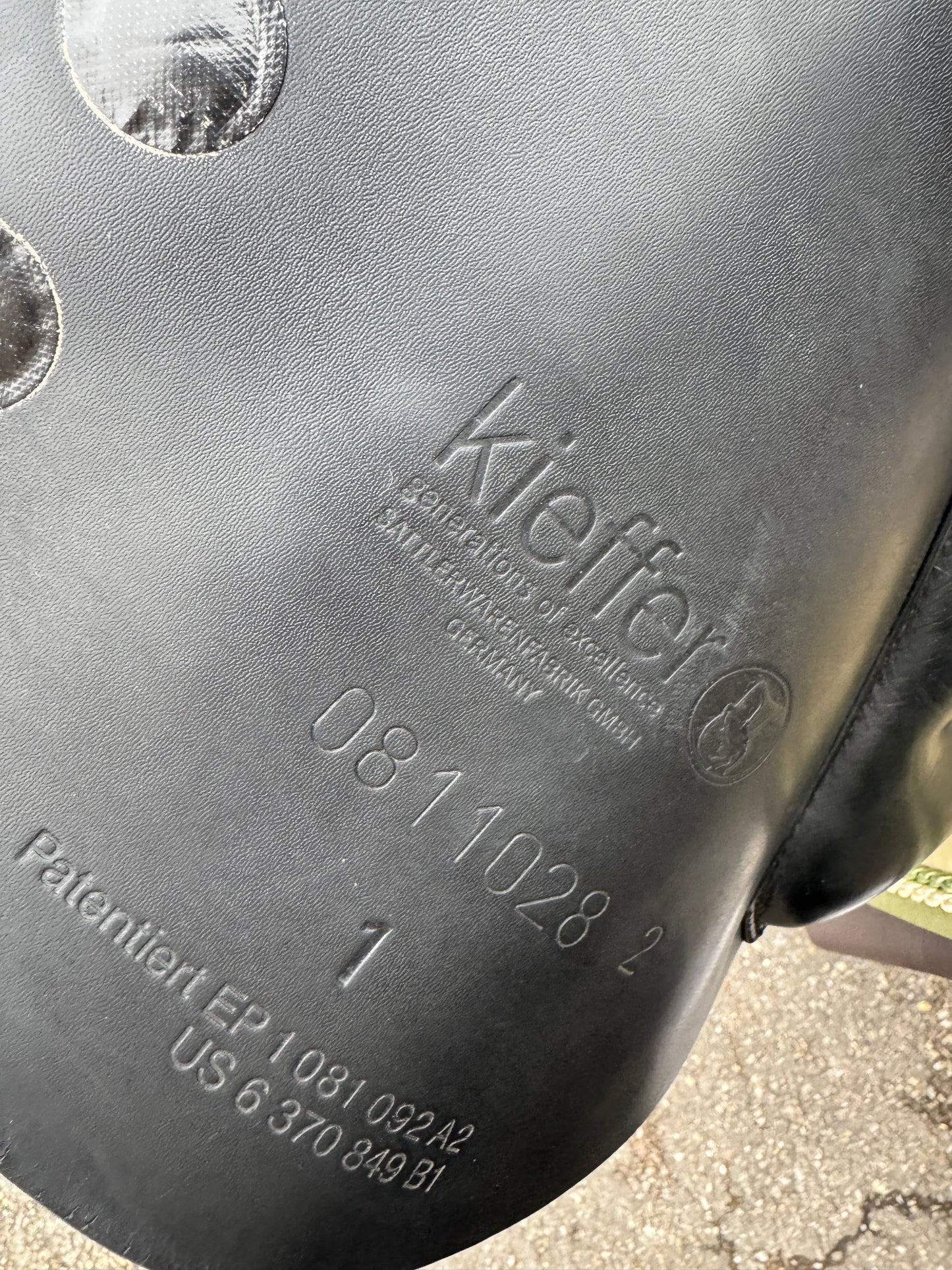 #K120 Kieffer Dublin Exklusiv Springsattel 17,5 17 Zoll