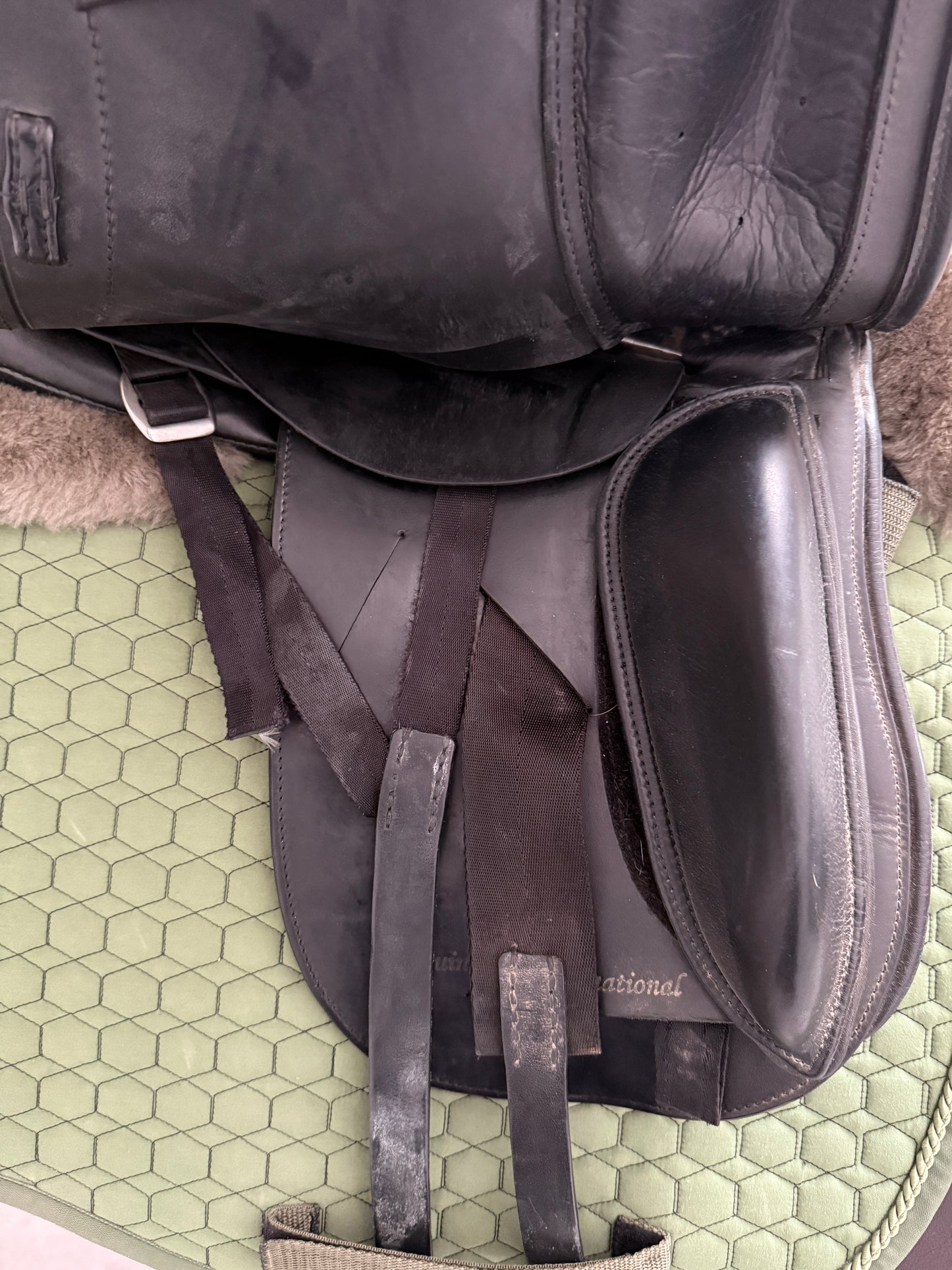 Schleese Pirat/König Pferd Dressursattel schwarz 17,5 Zoll