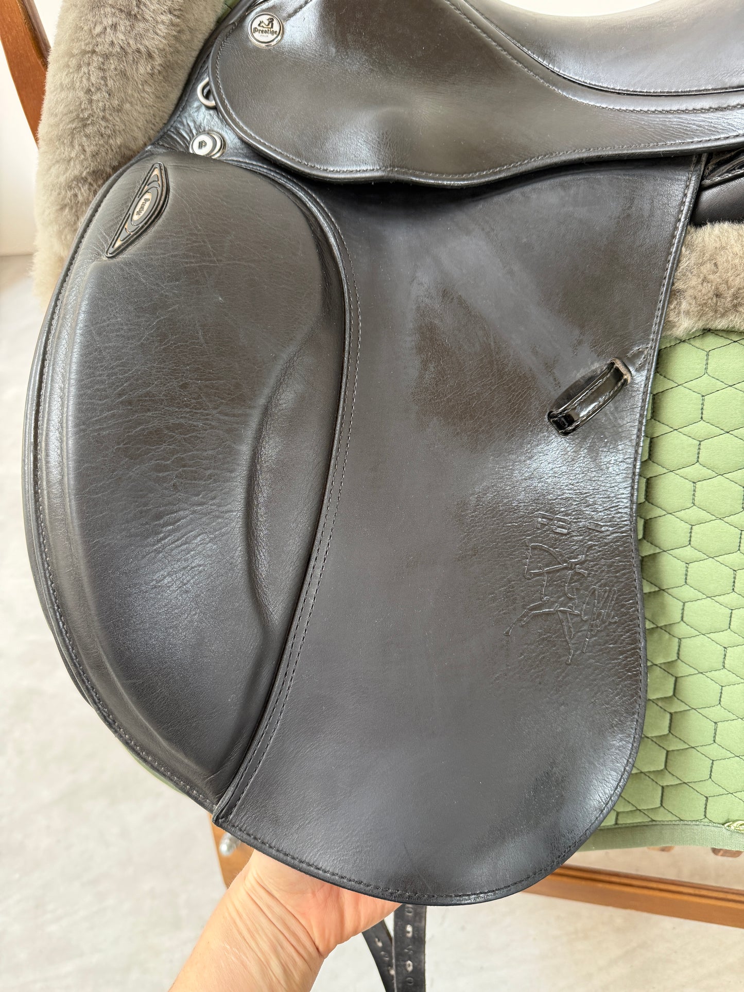 Prestige X Helen Dressursattel 16 Zoll 34 Klettpauschen