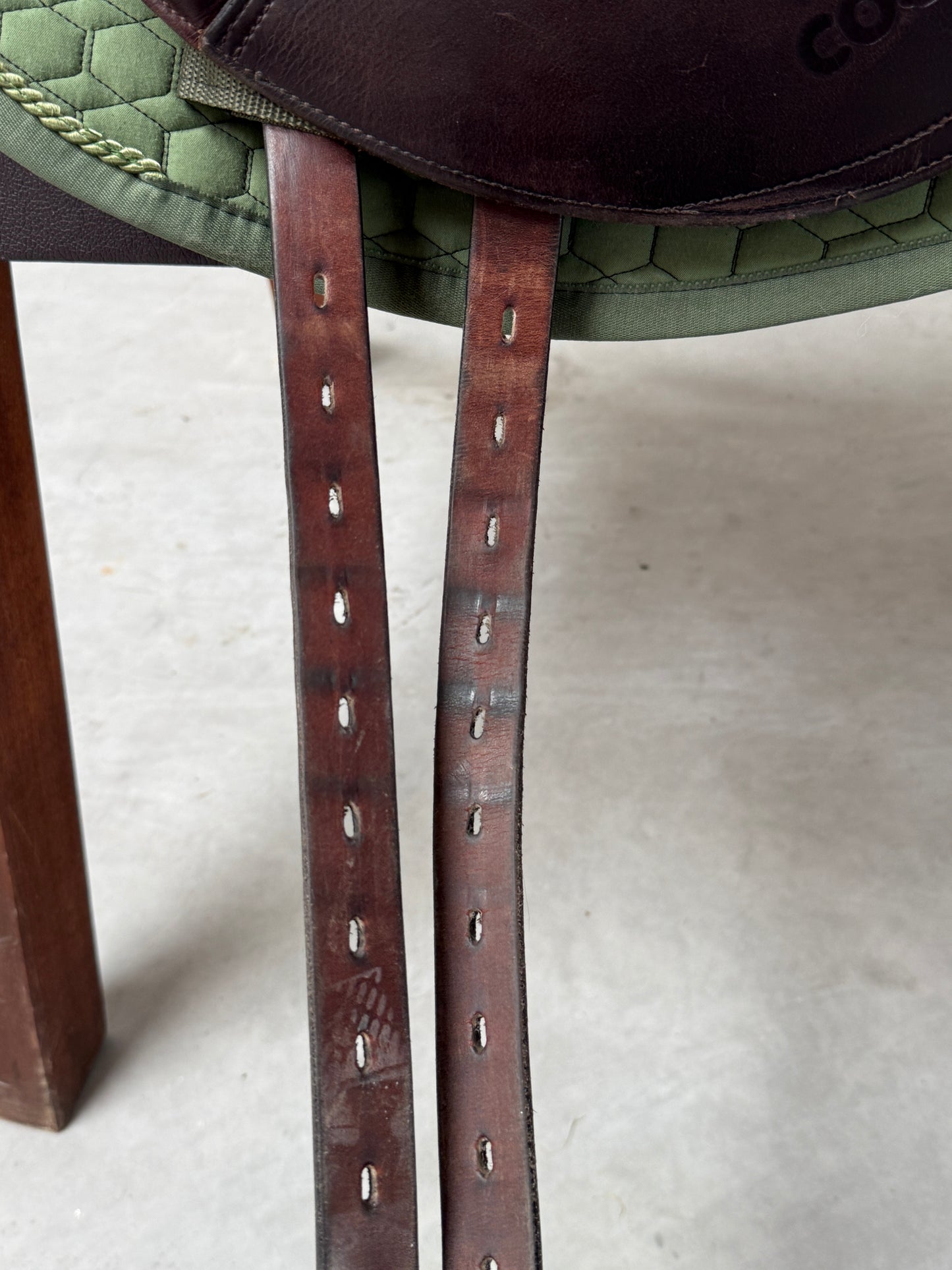Cobra Dressursattel 17,5 Zoll dunkelbraun doubliert