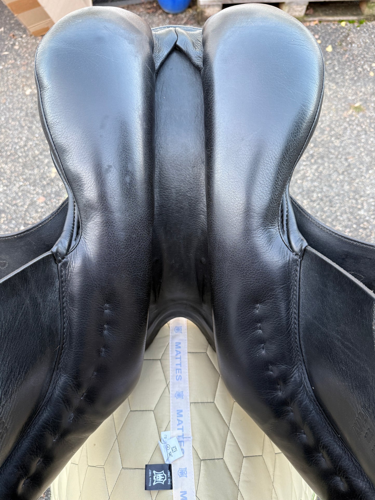 #208 Passier Avior Springsattel 17,5 Zoll breite Kammer