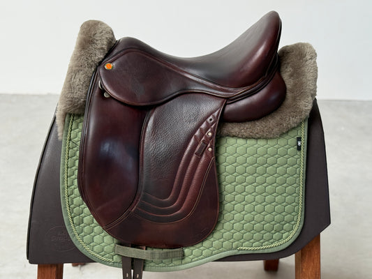 Jorge Canaves LaBocca Dressursattel Monoblatt 17,5 Zoll braun