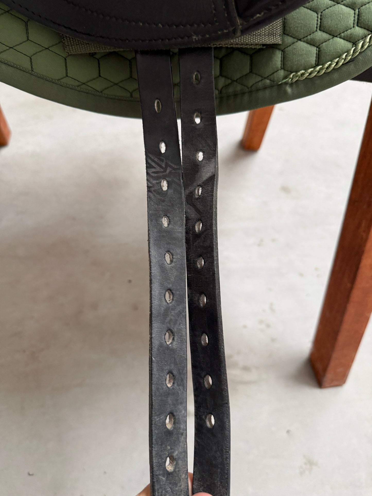Schleese Pirat/König Pferd Dressursattel schwarz 17,5 Zoll