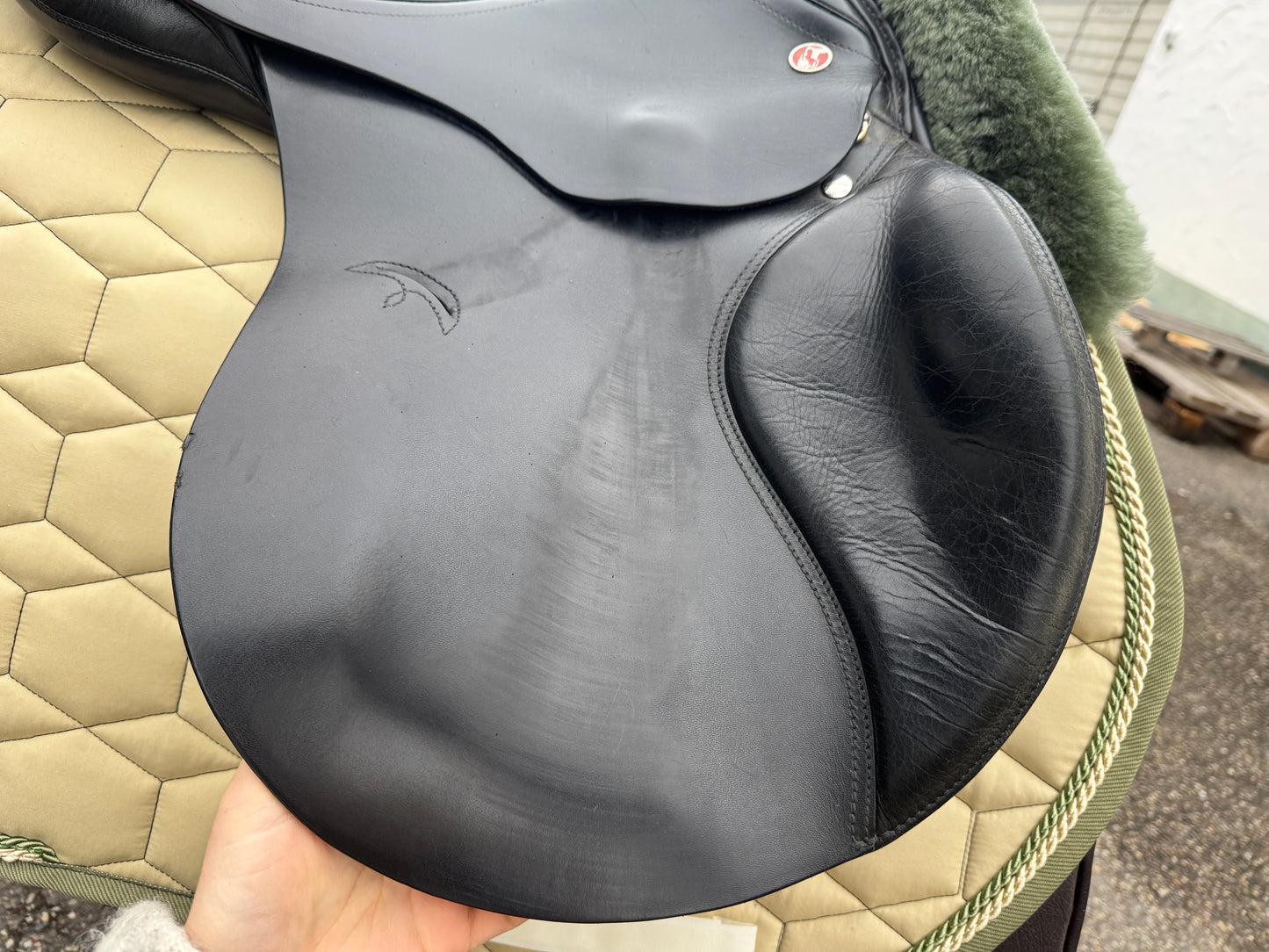 #K120 Kieffer Dublin Exklusiv Springsattel 17,5 17 Zoll