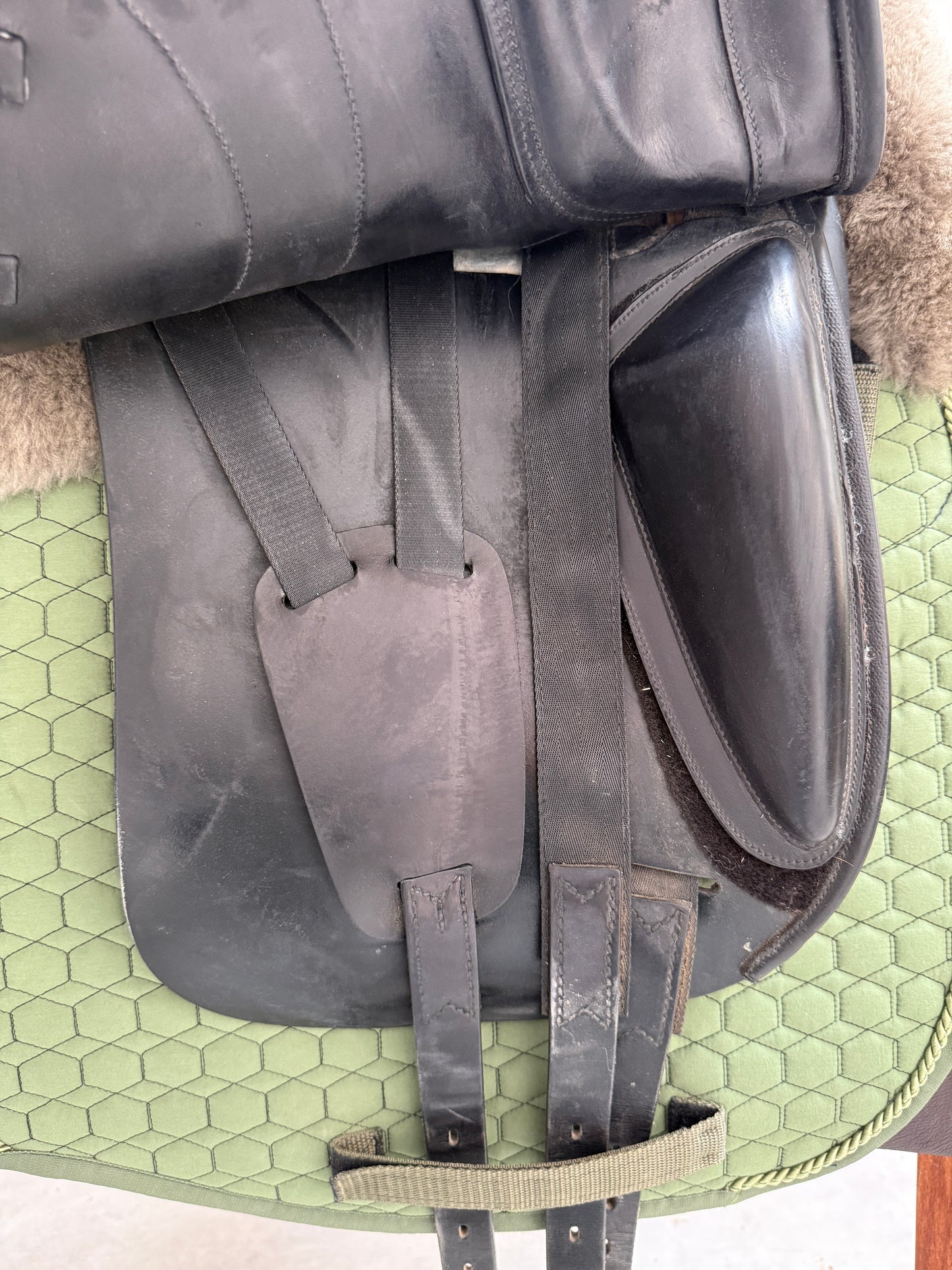 Amerigo Cervia II Pinerolo Dressursattel 17,5 Zoll Klettpauschen