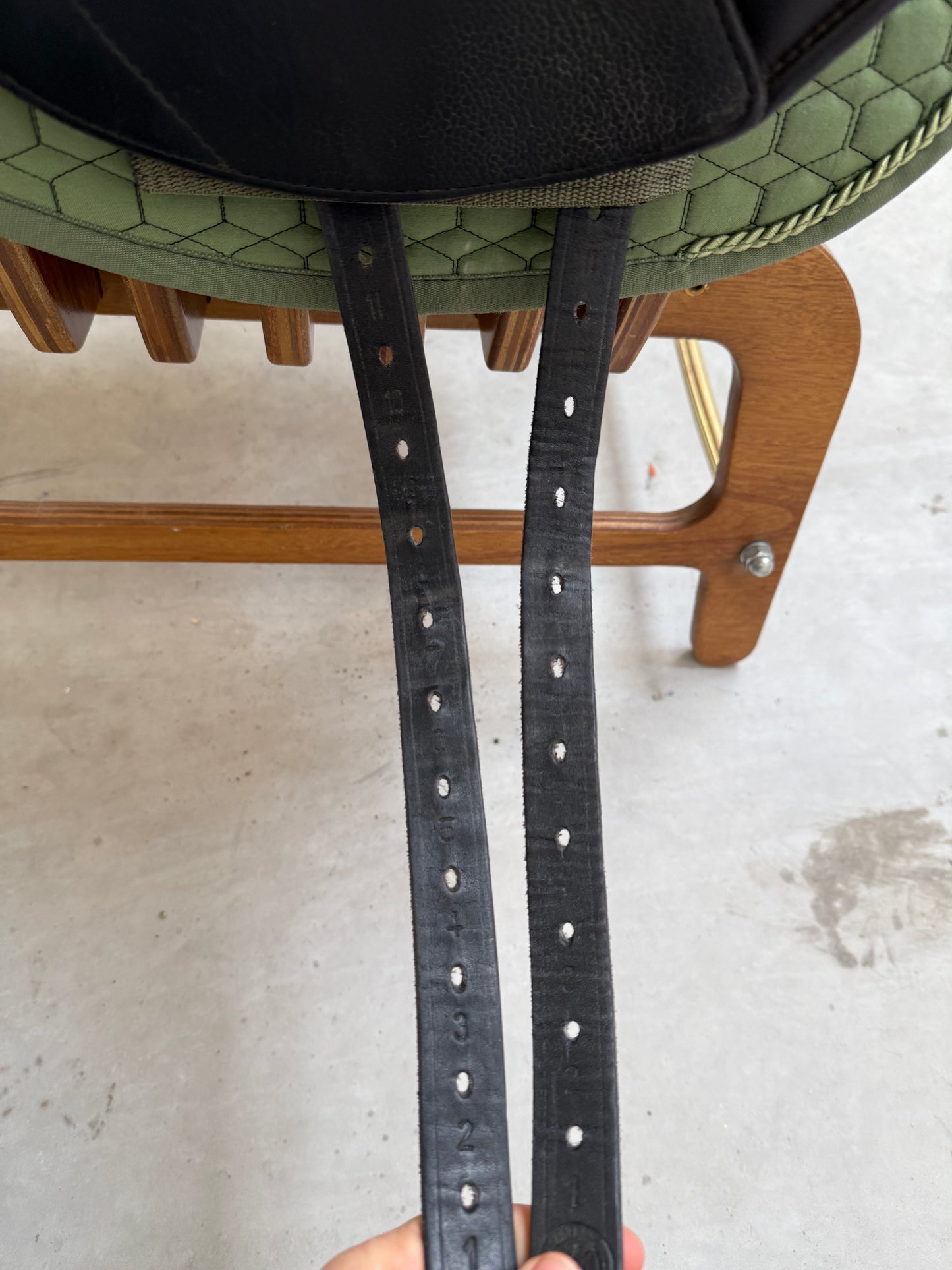 Patrick Saddlery Dressursattel 17,5 Zoll Monoblatt wie Custom - breit & hoher Rist