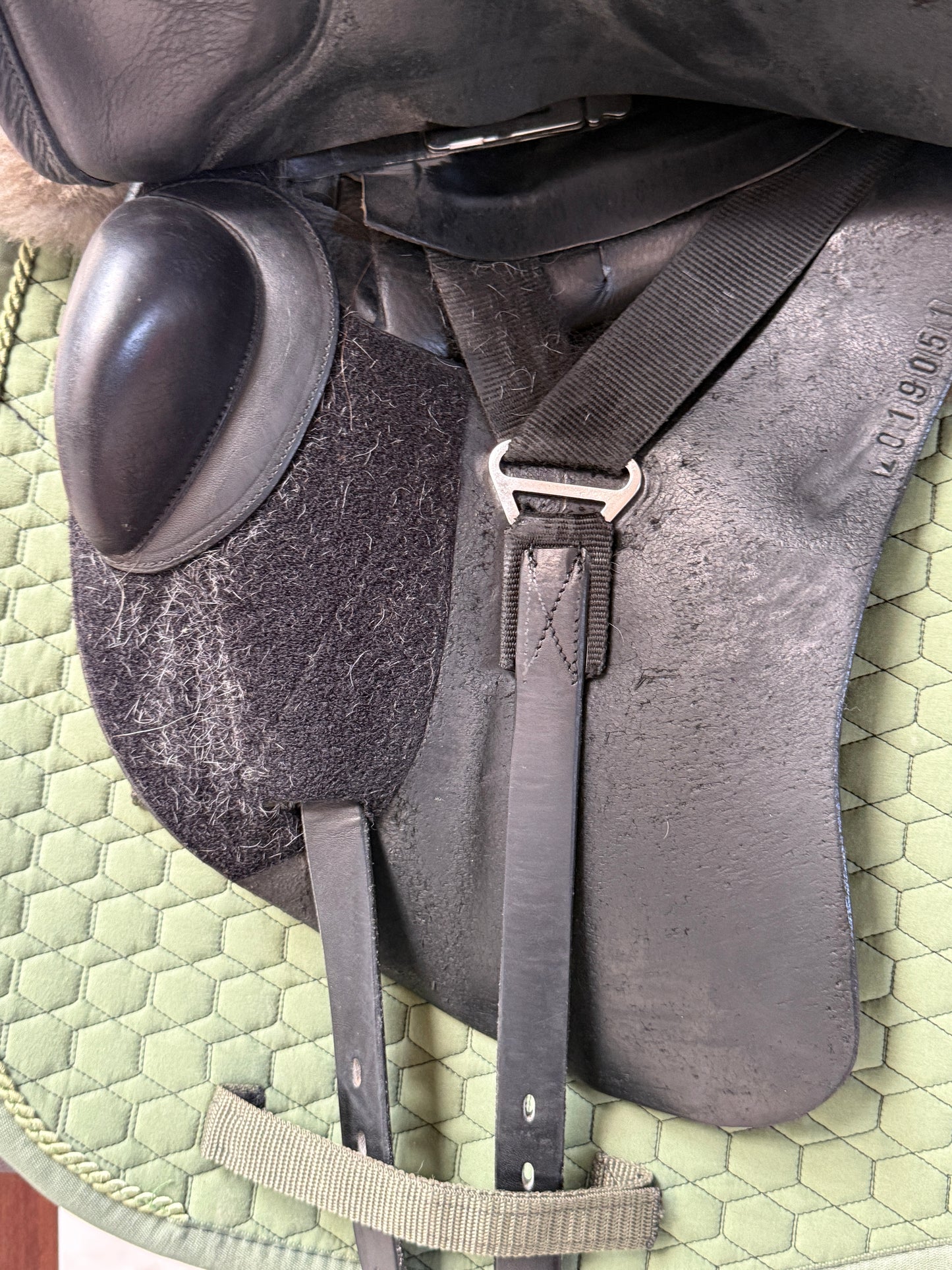 Philimar Dressursattel schwarz 17,5 Zoll halbtief - sehr kurz
